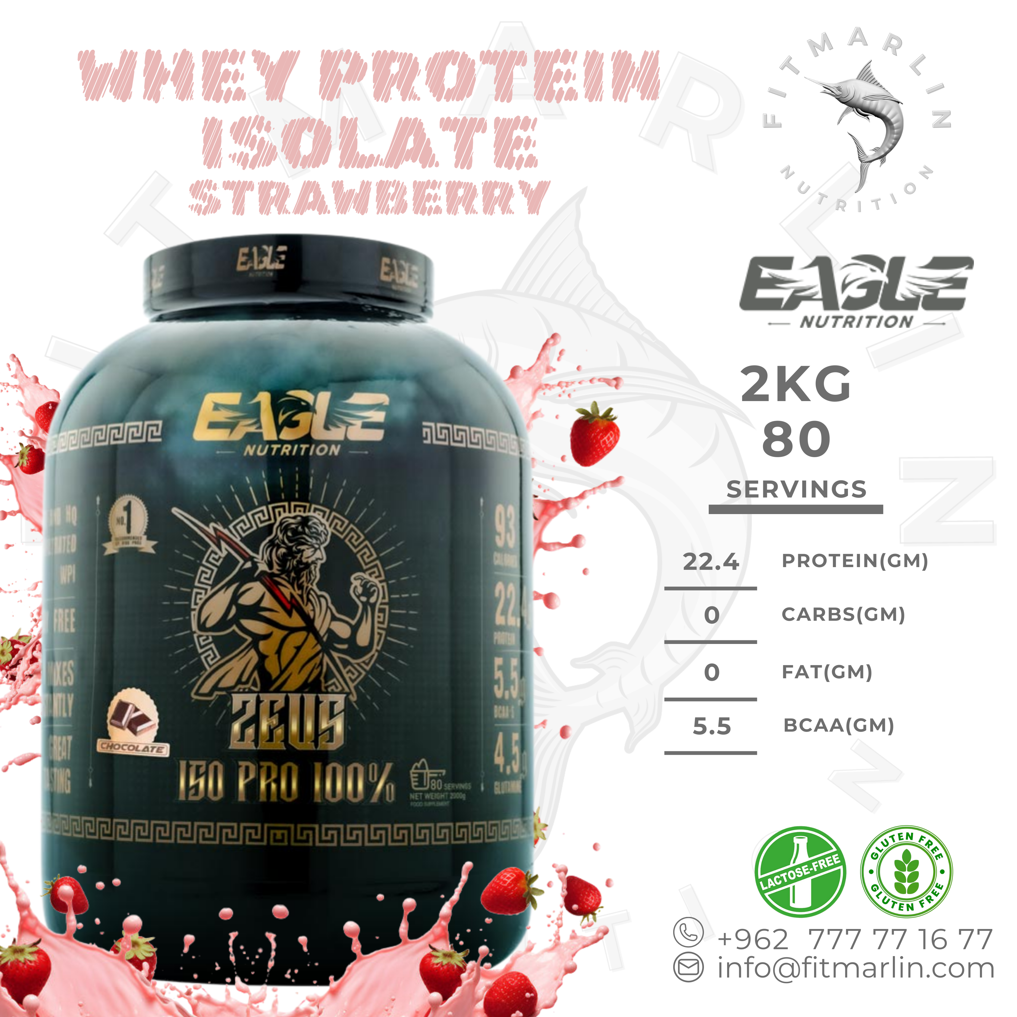 Eagle Zeus ISO Pro 100% Whey Isolate