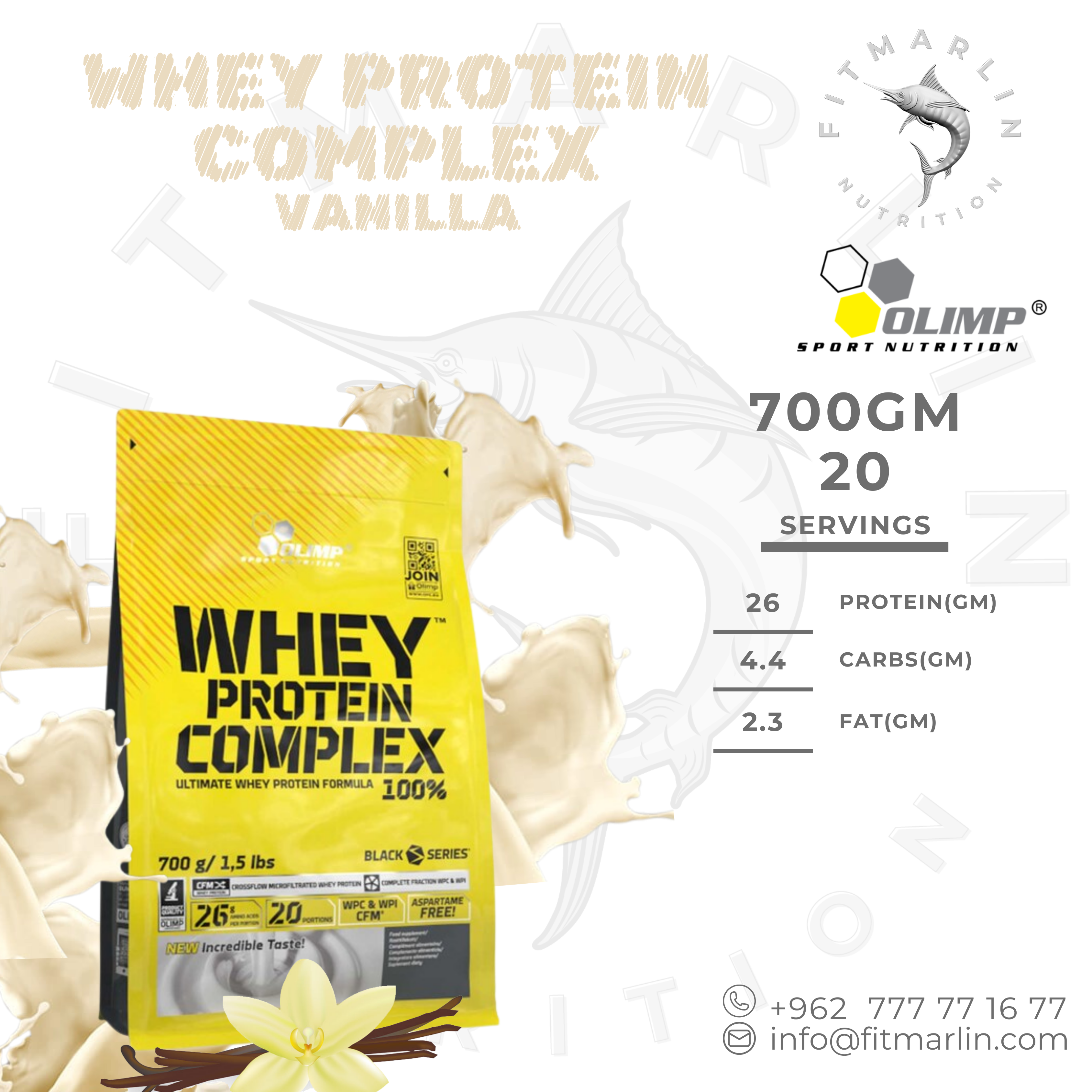 Olimp Whey Protein Complex (1.3lb,700gm)