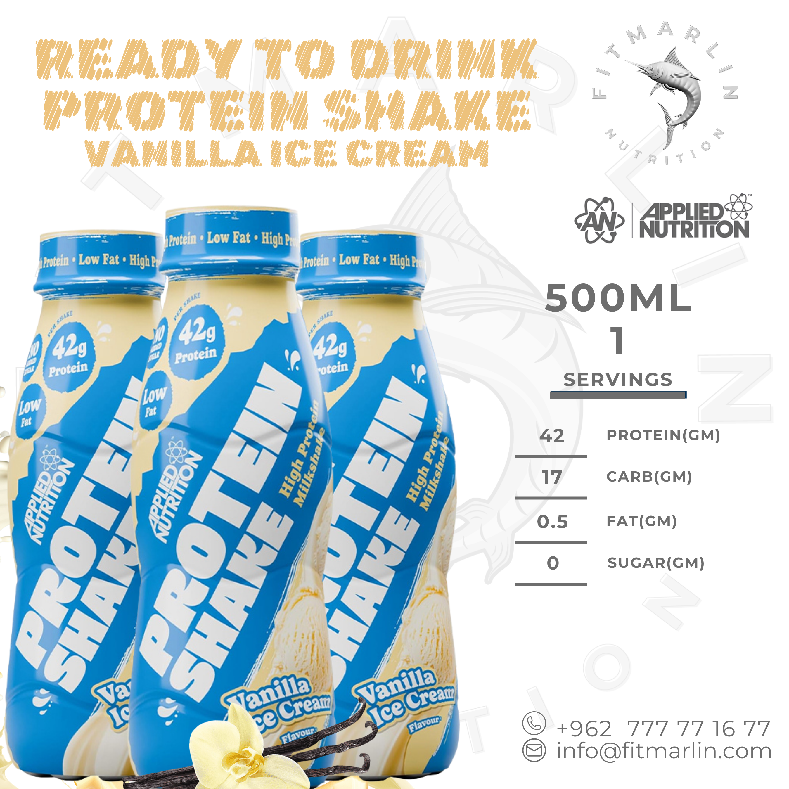 Applied Nutrition High Protein Shake RTD 500ml