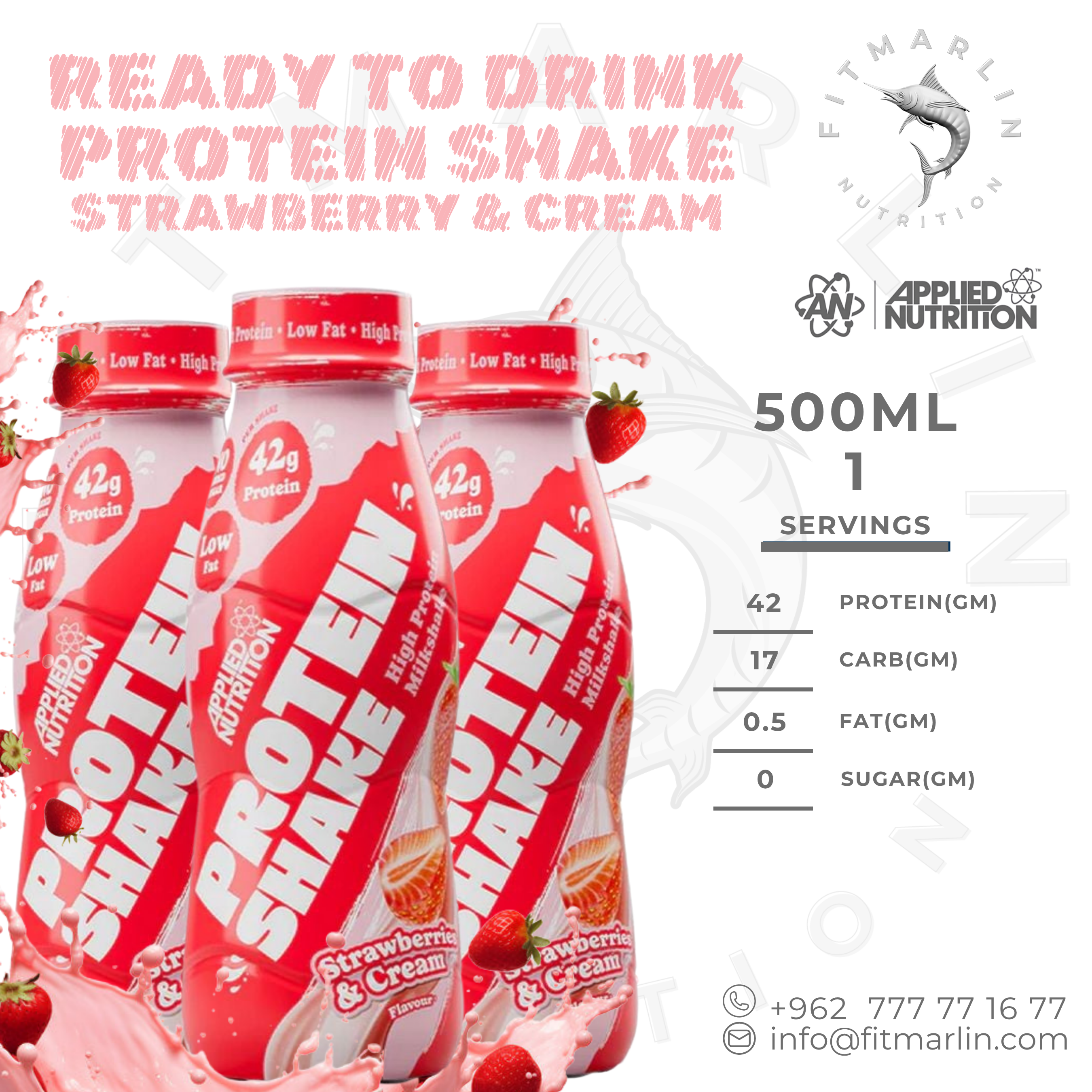 Applied Nutrition High Protein Shake RTD 500ml
