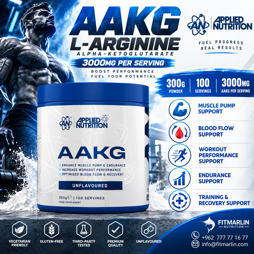 Applied Nutrition AAKG L-Arginine Alpha-Ketoglutarate – 300g