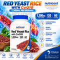 Nutricost Red Yeast Rice with CoQ10 1300mg – 120 Capsules