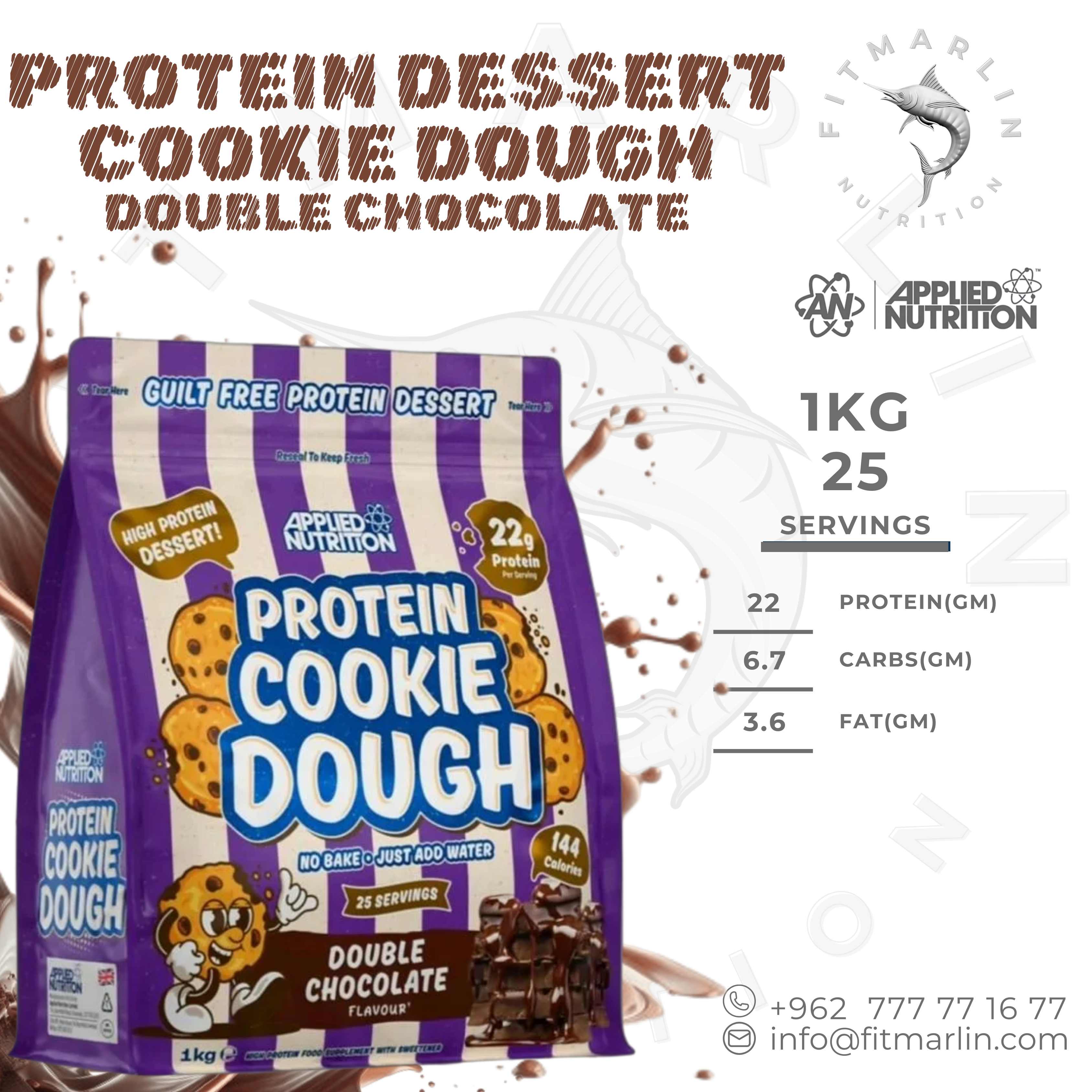 Applied Protein Cookie Dough – 1KG