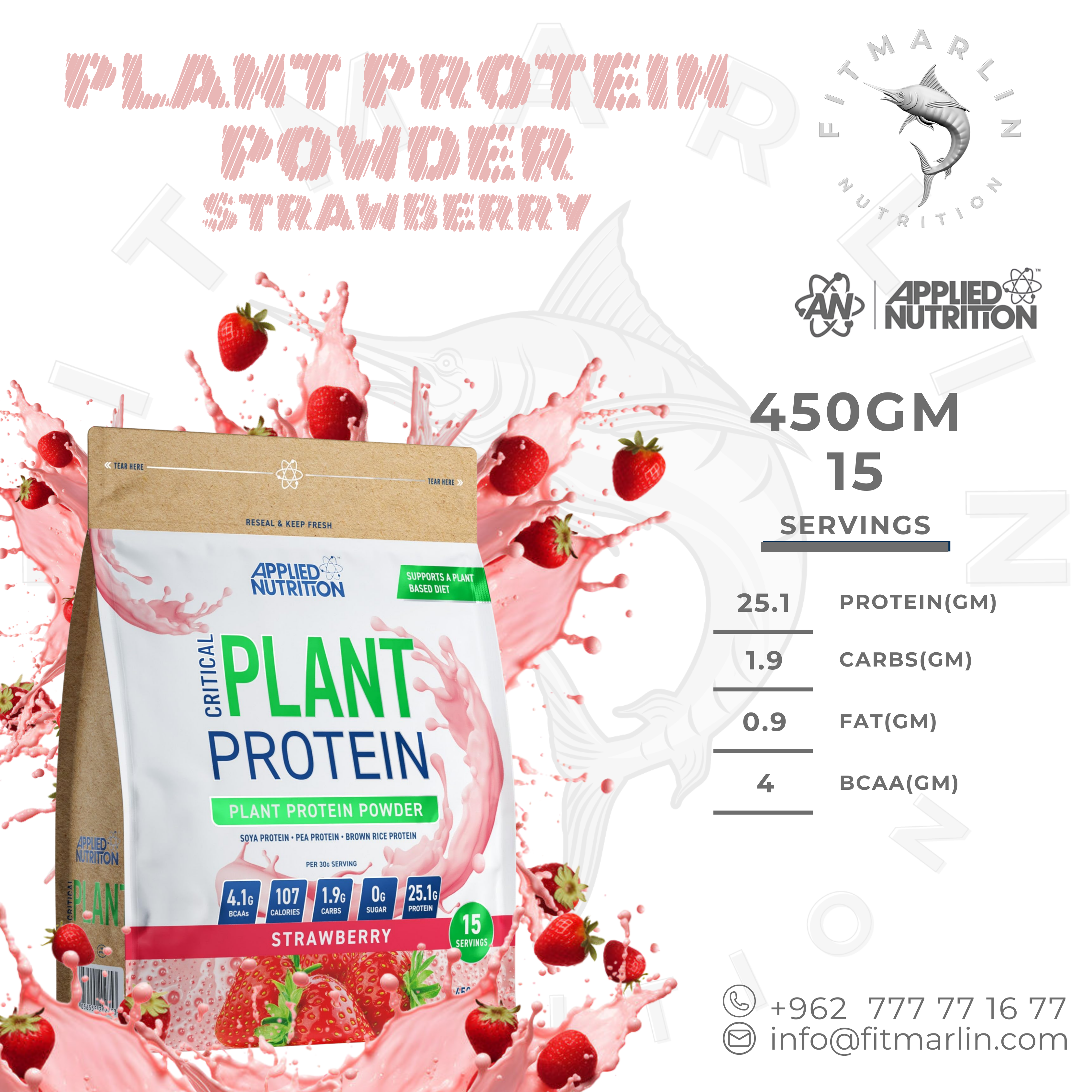 Applied Critical Plant Protein – 450GM