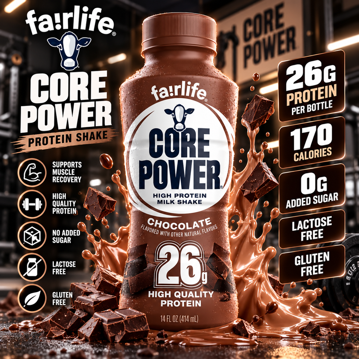 fairlife Core Power Protein Shake – 414ml