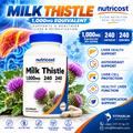 Nutricost Milk Thistle 1000mg – 240 Capsules