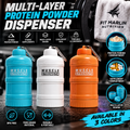 Multi-Layer Protein Powder Dispenser – Portable Supplement Container