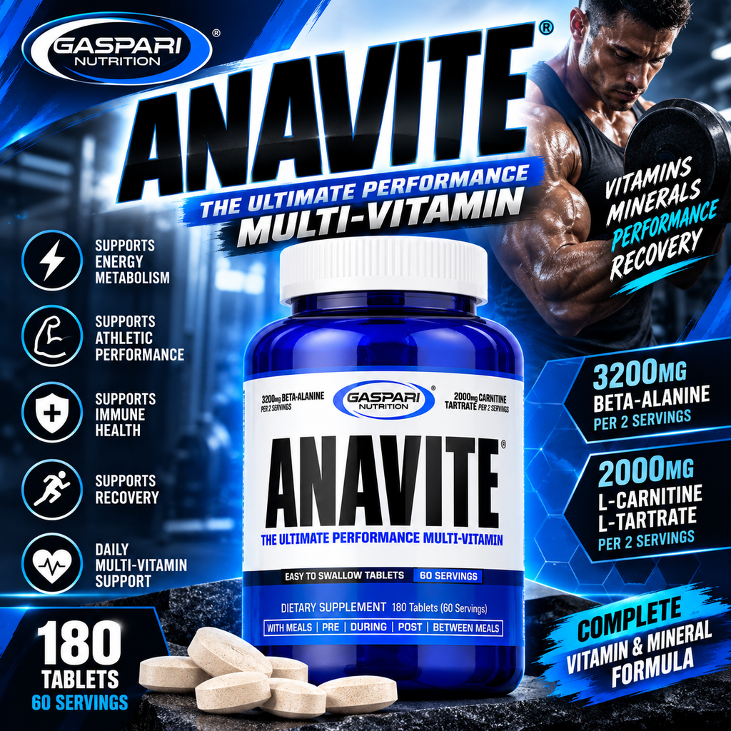 Gaspari Nutrition Anavite Performance Multivitamin – 180 Tablets