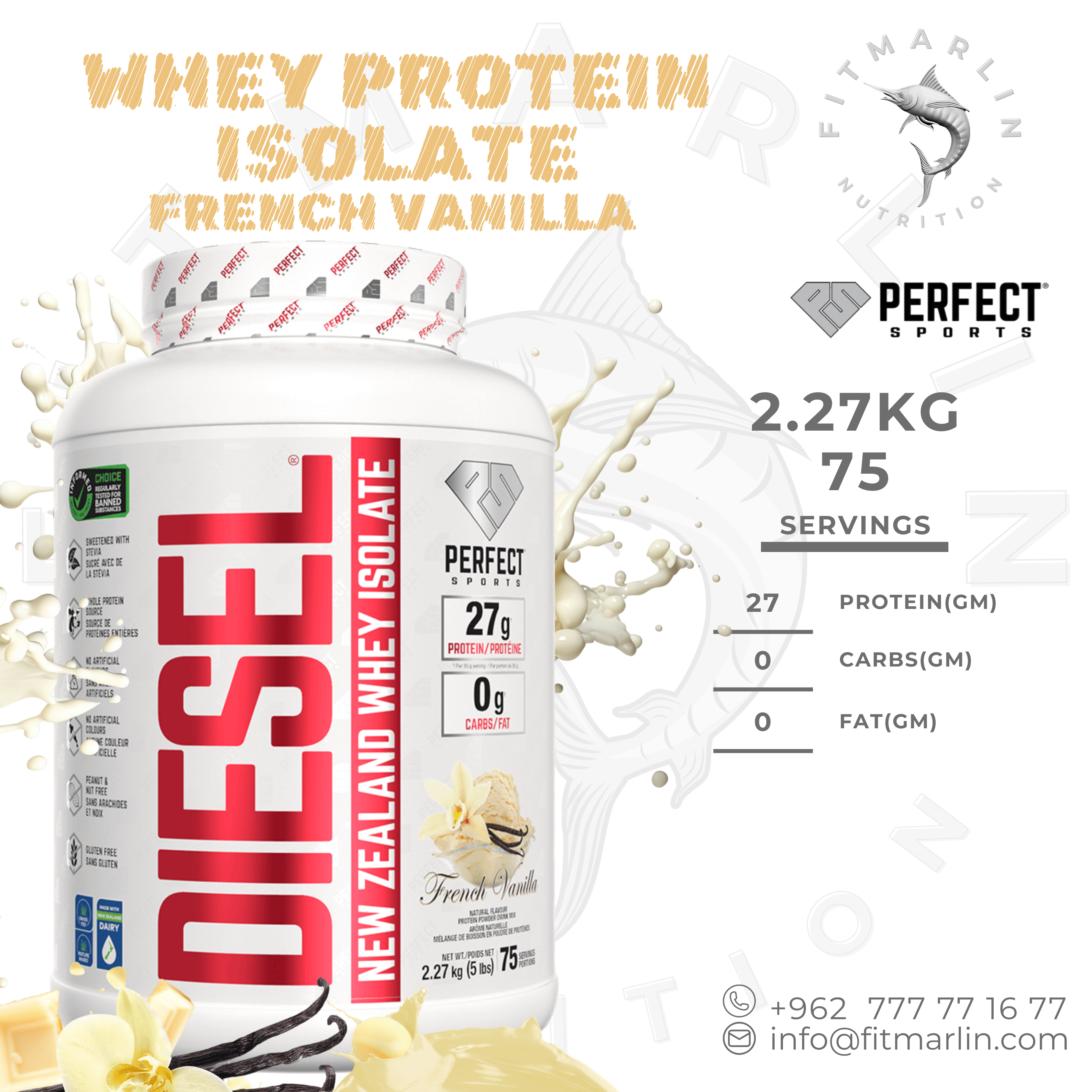 Diesel New Zealand Whey Isolate – 5LB
