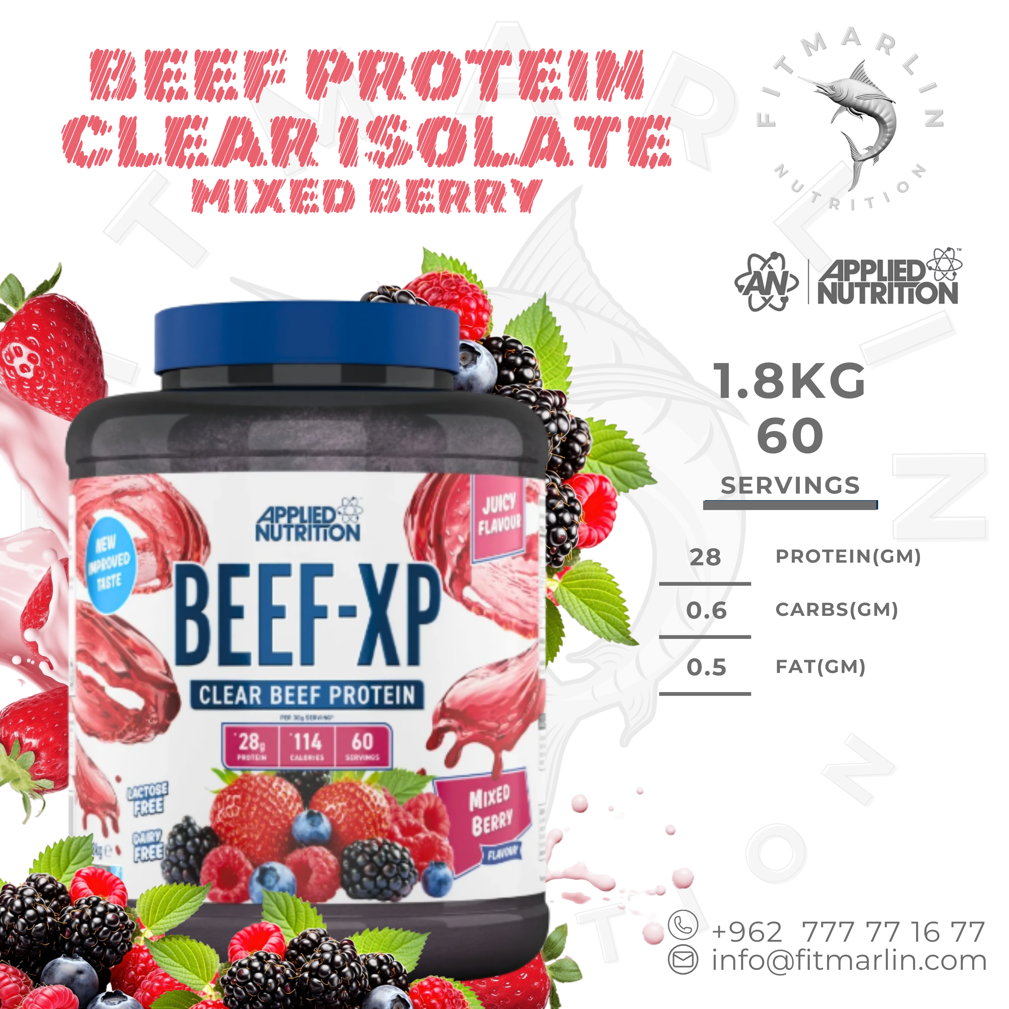 Applied Beef-XP Clear Protein Isolate 1.8KG