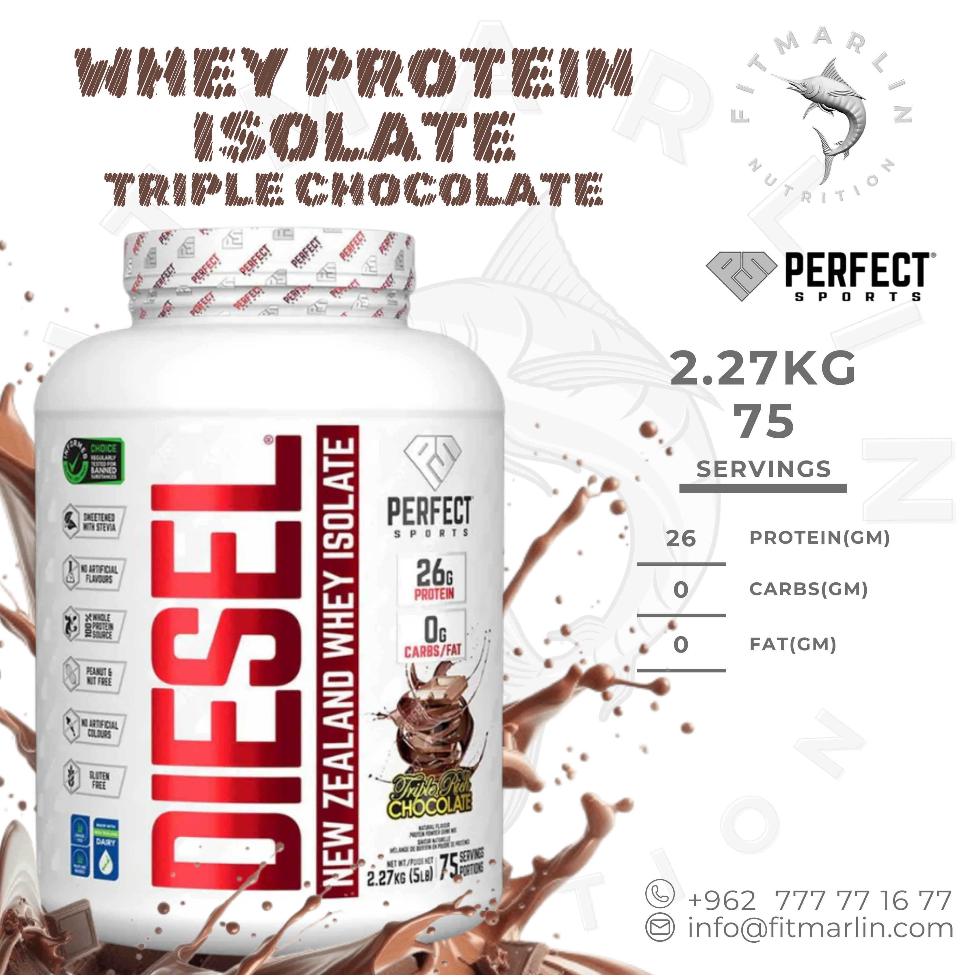 Diesel New Zealand Whey Isolate – 5LB