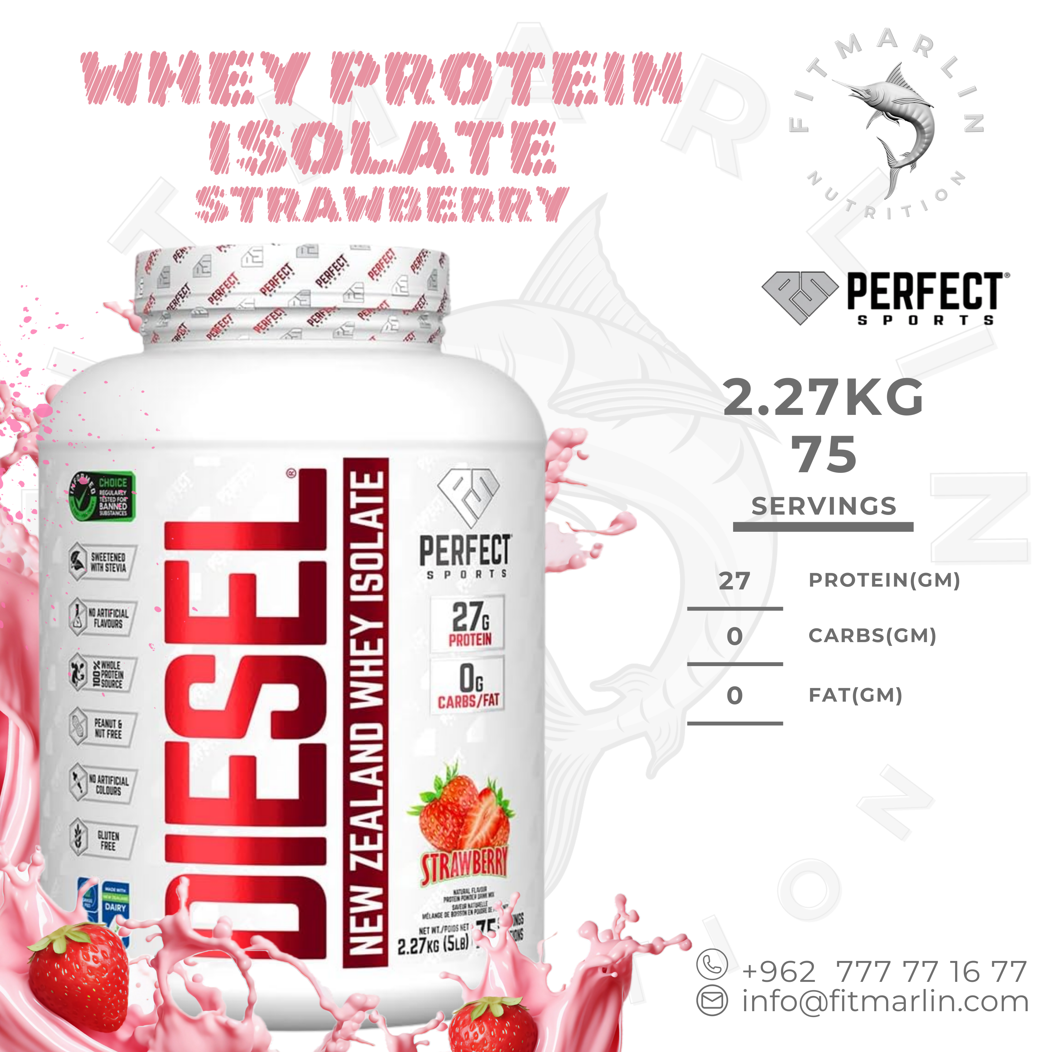 Diesel New Zealand Whey Isolate – 5LB