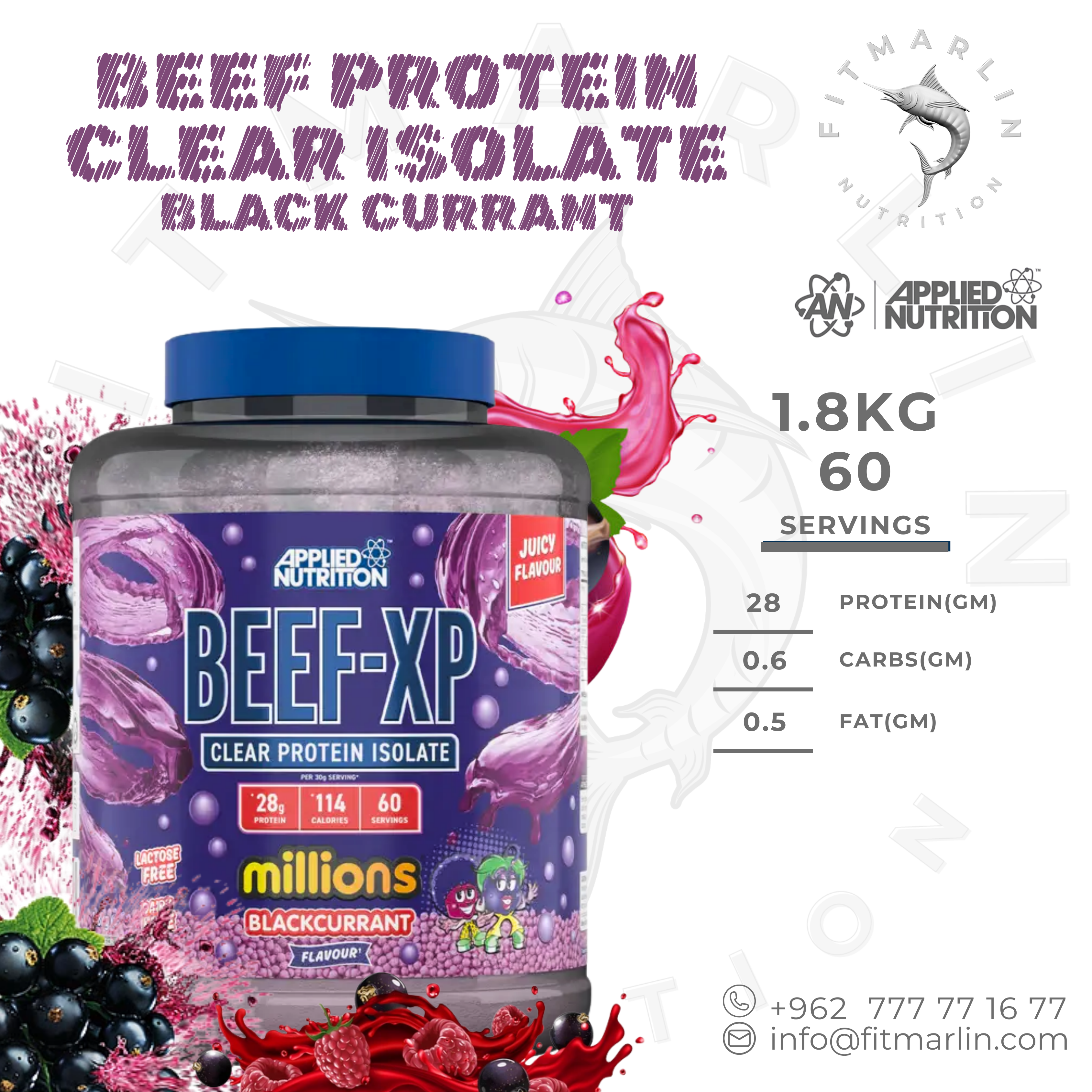 Applied Beef-XP Clear Protein Isolate 1.8KG