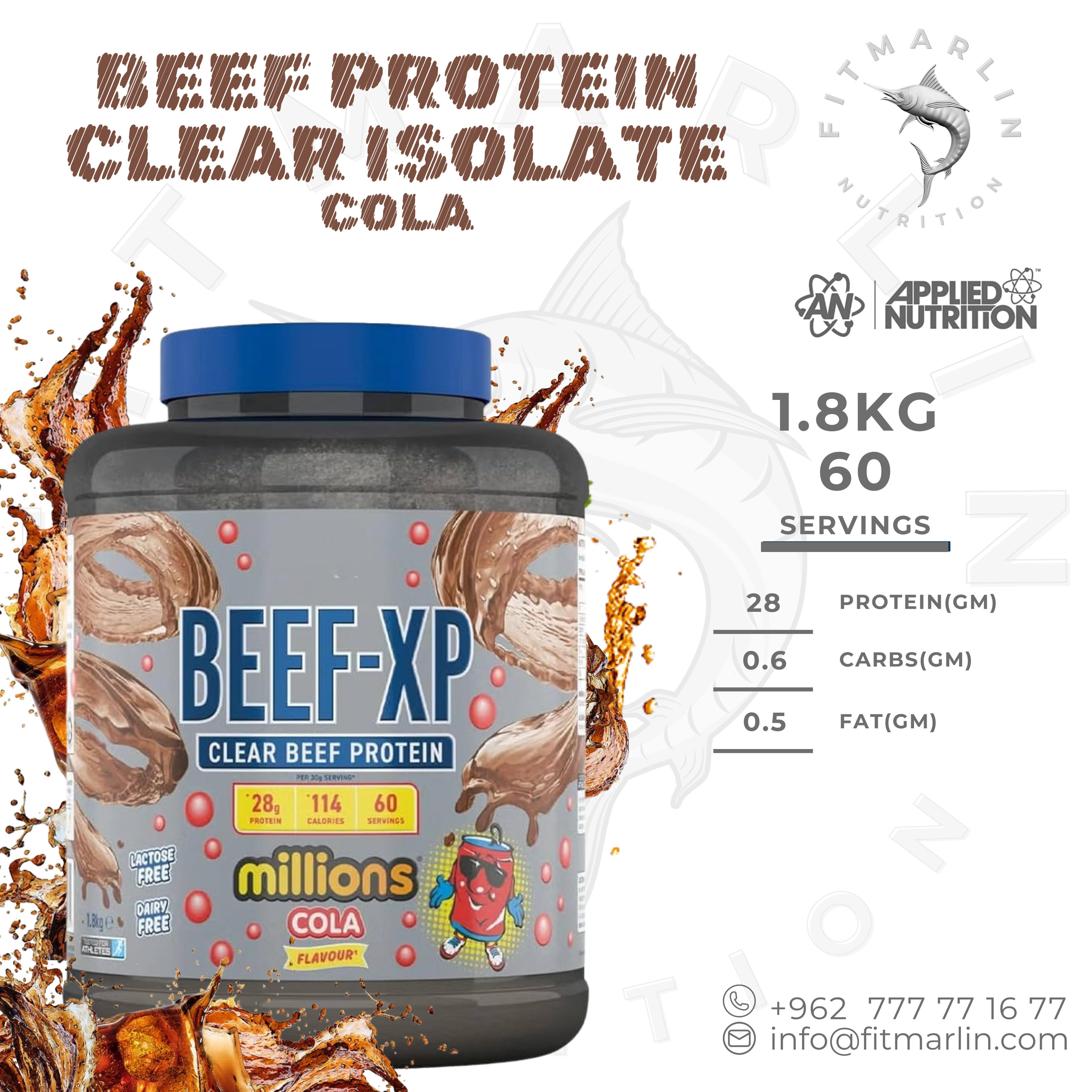Applied Beef-XP Clear Protein Isolate 1.8KG
