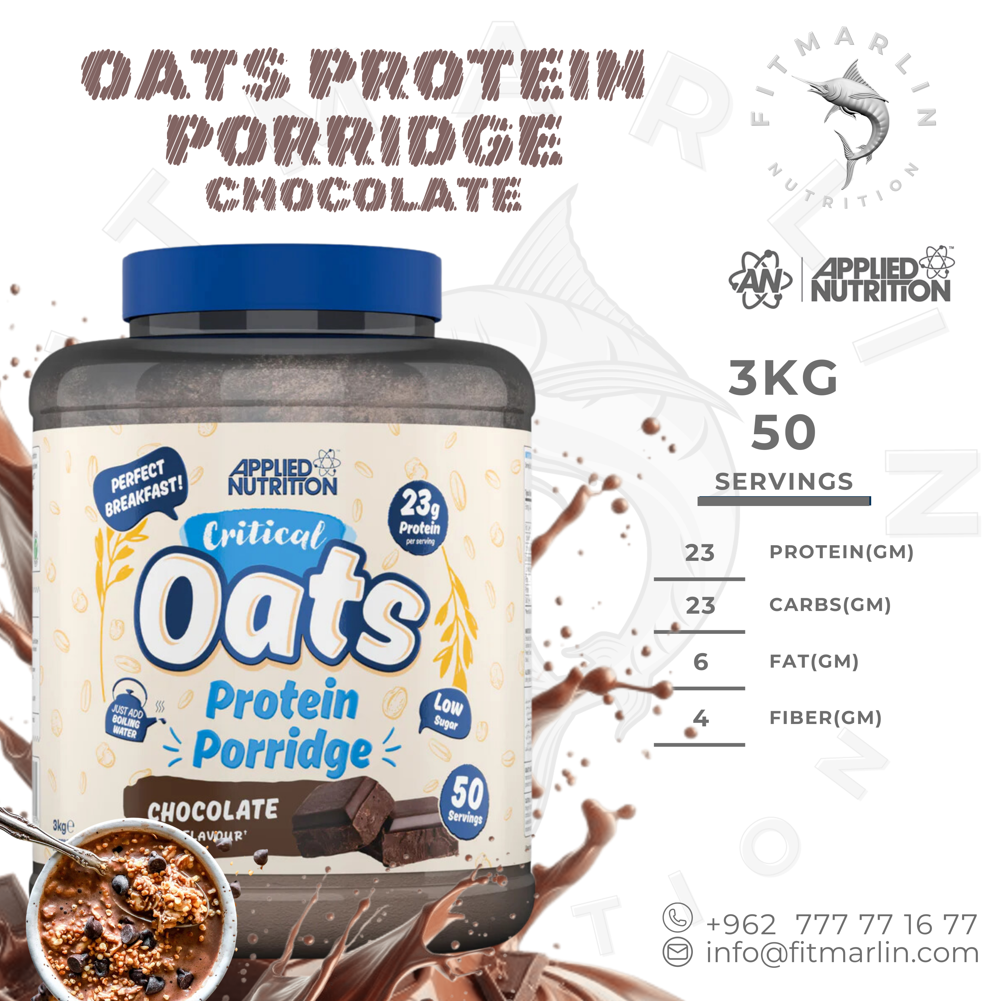 Applied Critical Oats Protein Porridge – High Protein Breakfast