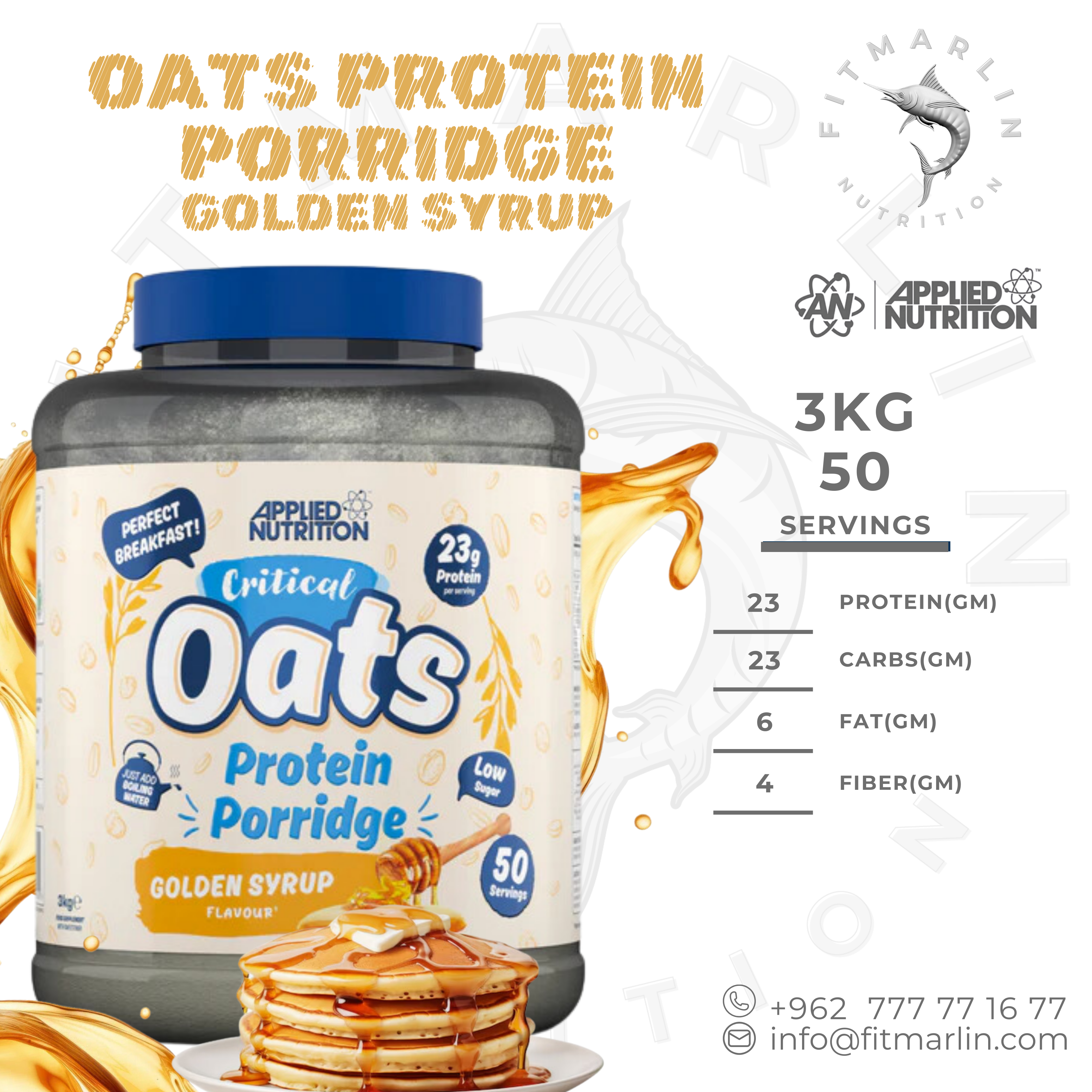 Applied Critical Oats Protein Porridge – High Protein Breakfast