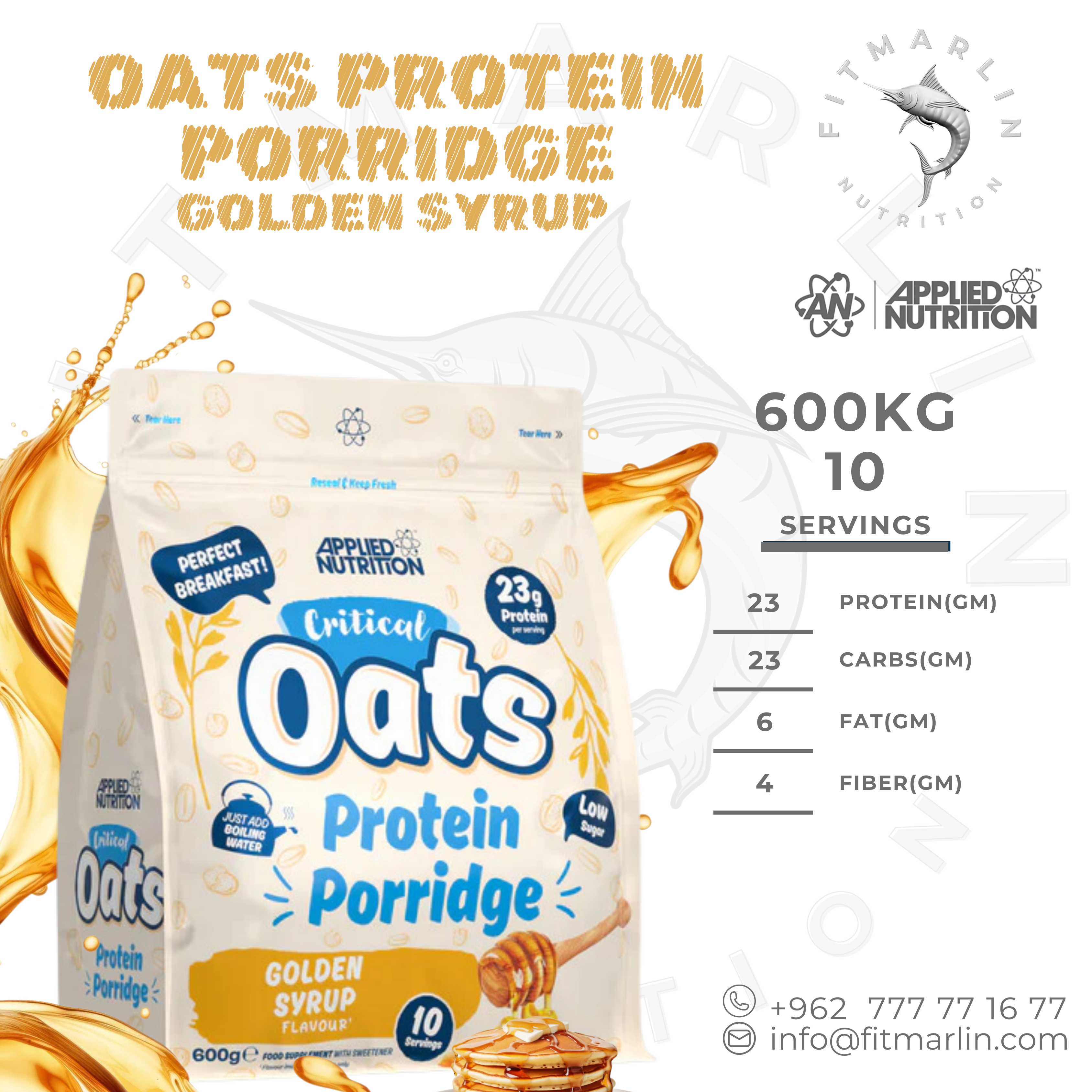 Applied Critical Oats Protein Porridge – High Protein Breakfast