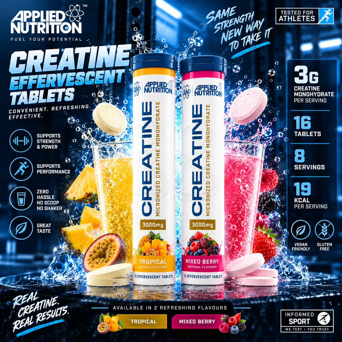 Applied Nutrition Creatine Effervescent Tablets