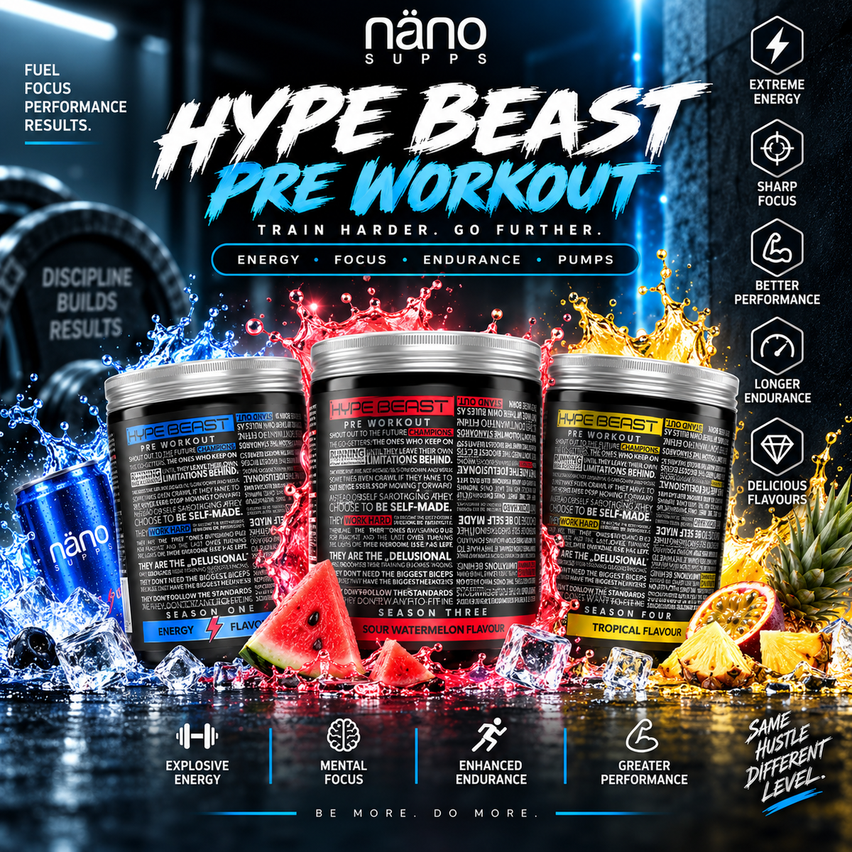 Nano Supps Hype Beast Pre Workout