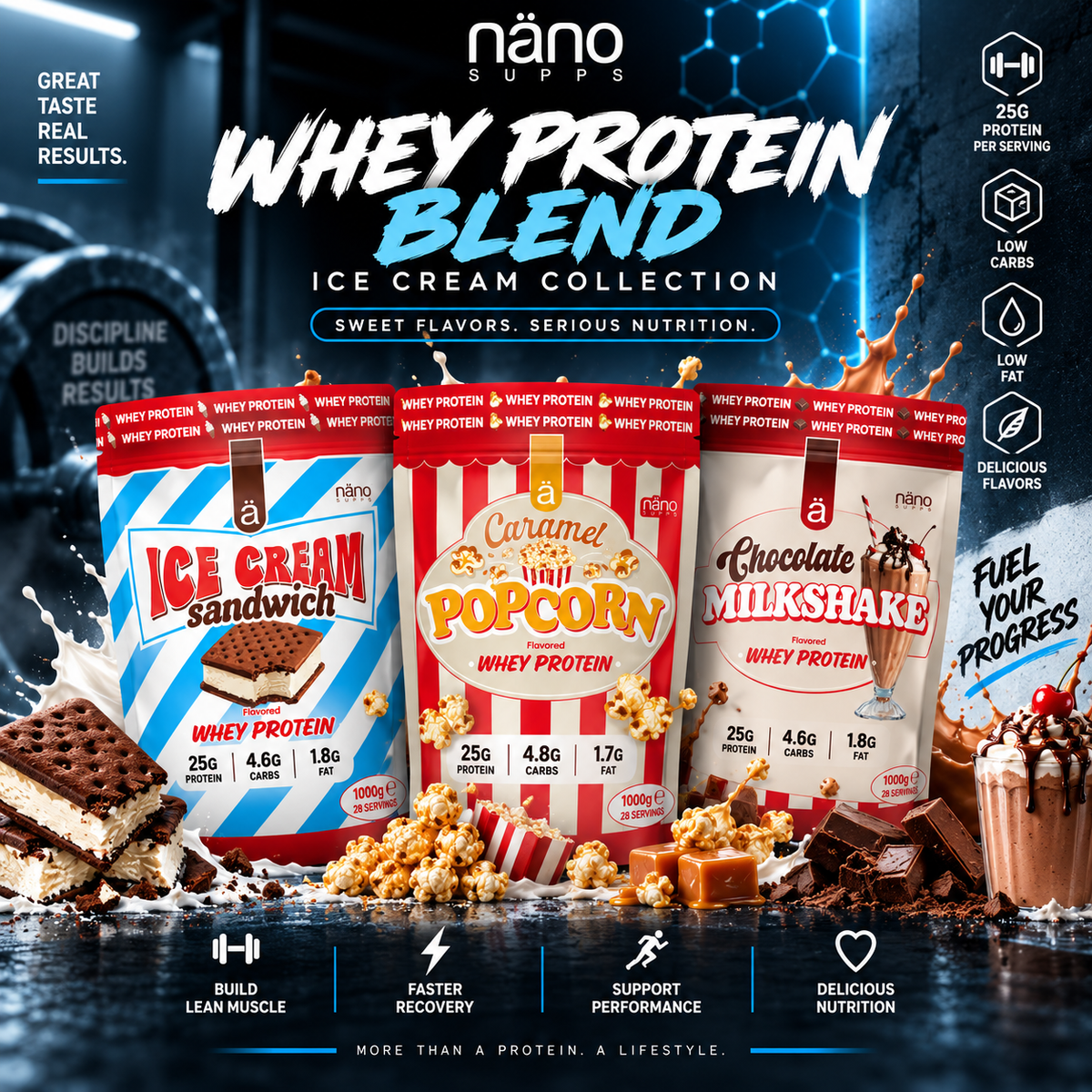 Nano Supps Whey Protein – 1000g