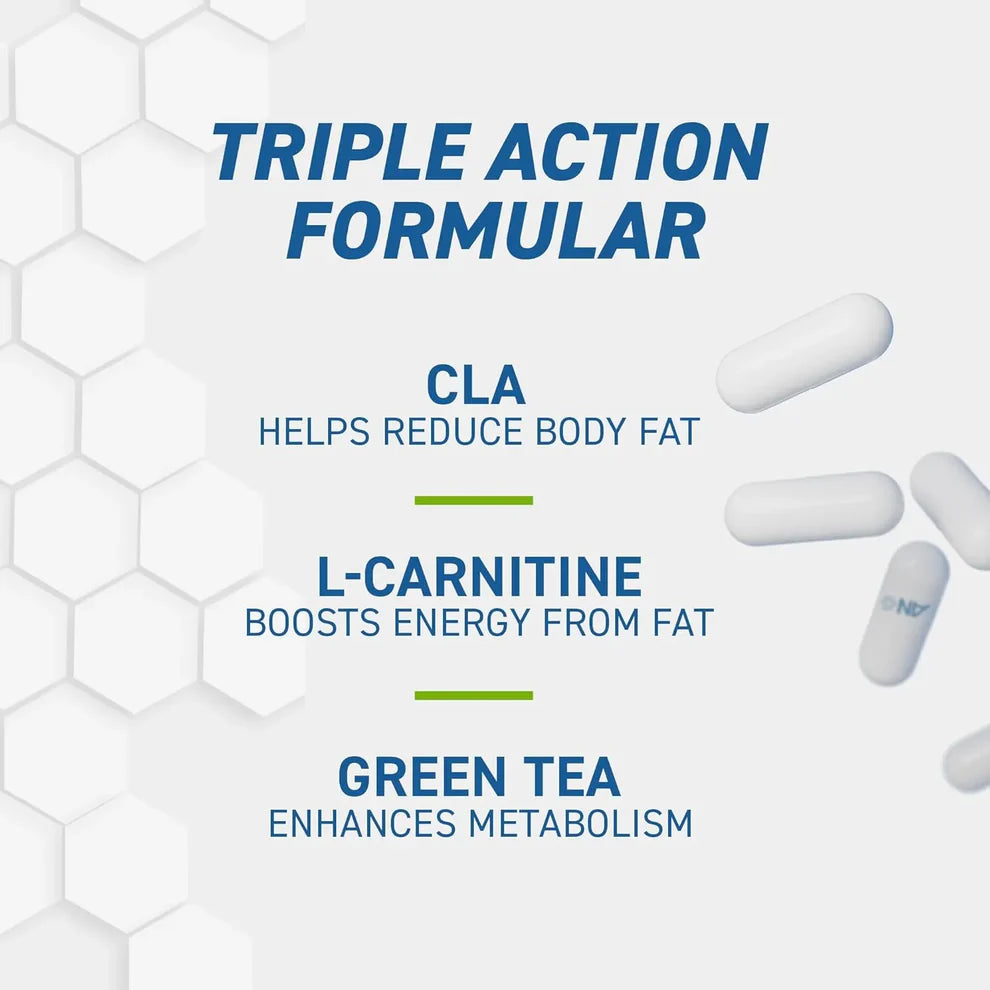 Applied Nutrition CLA + L-Carnitine & Green Tea 100 Softgels