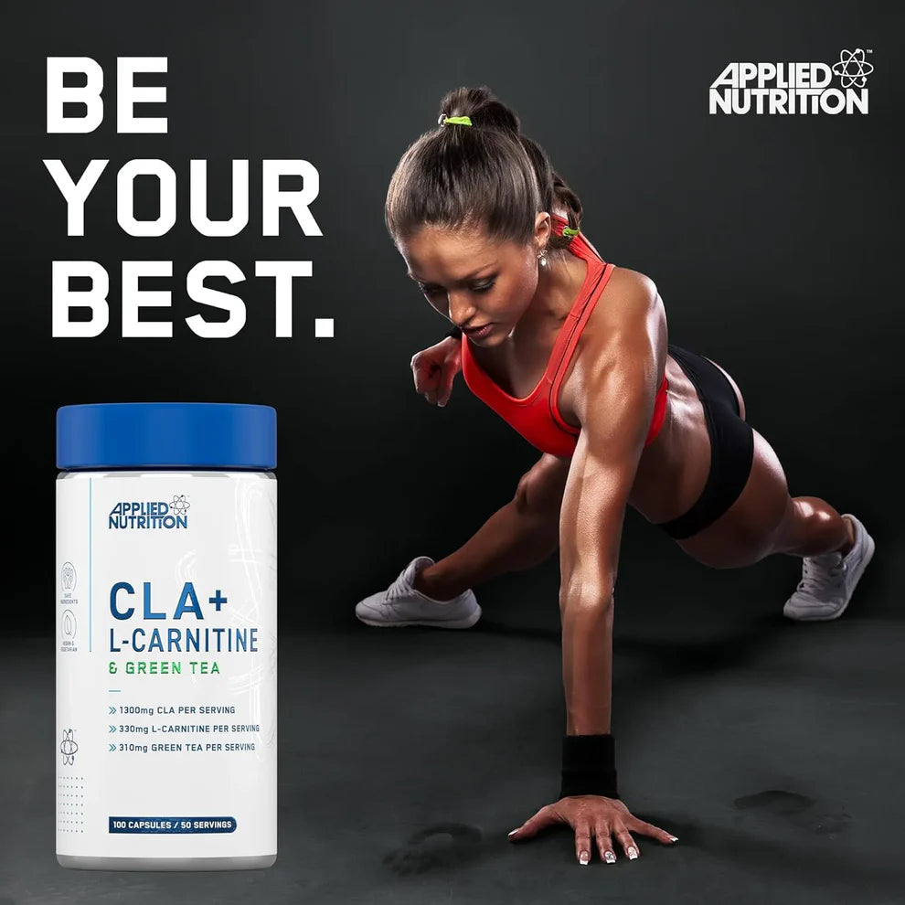 Applied Nutrition CLA + L-Carnitine & Green Tea 100 Softgels