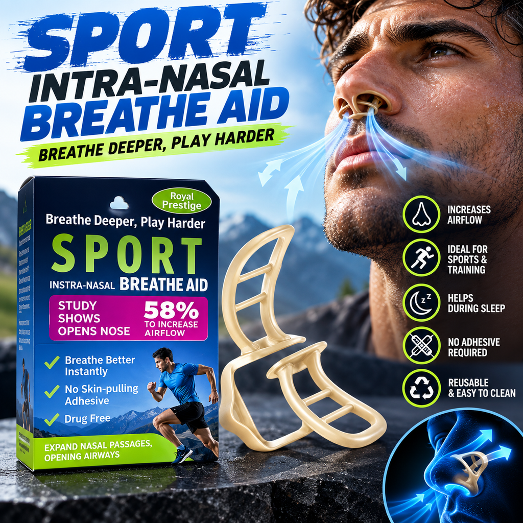 Sport Intra-Nasal Breathe Aid – Nasal Dilator