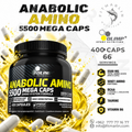 Olimp Anabolic Amino 5500 Mega Caps – 400 Capsules