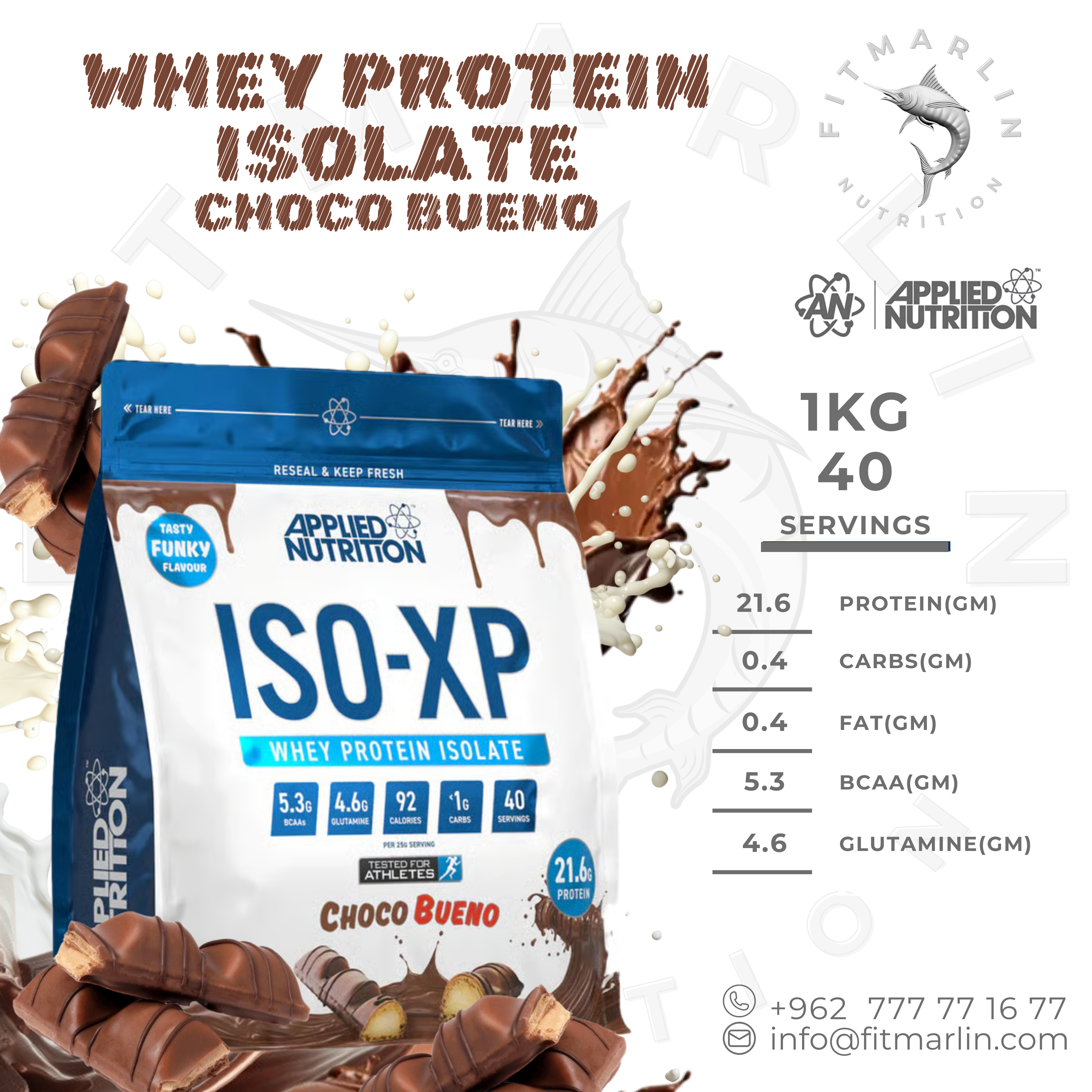 Applied Whey Protein Isolate (2.2lb,1kg)