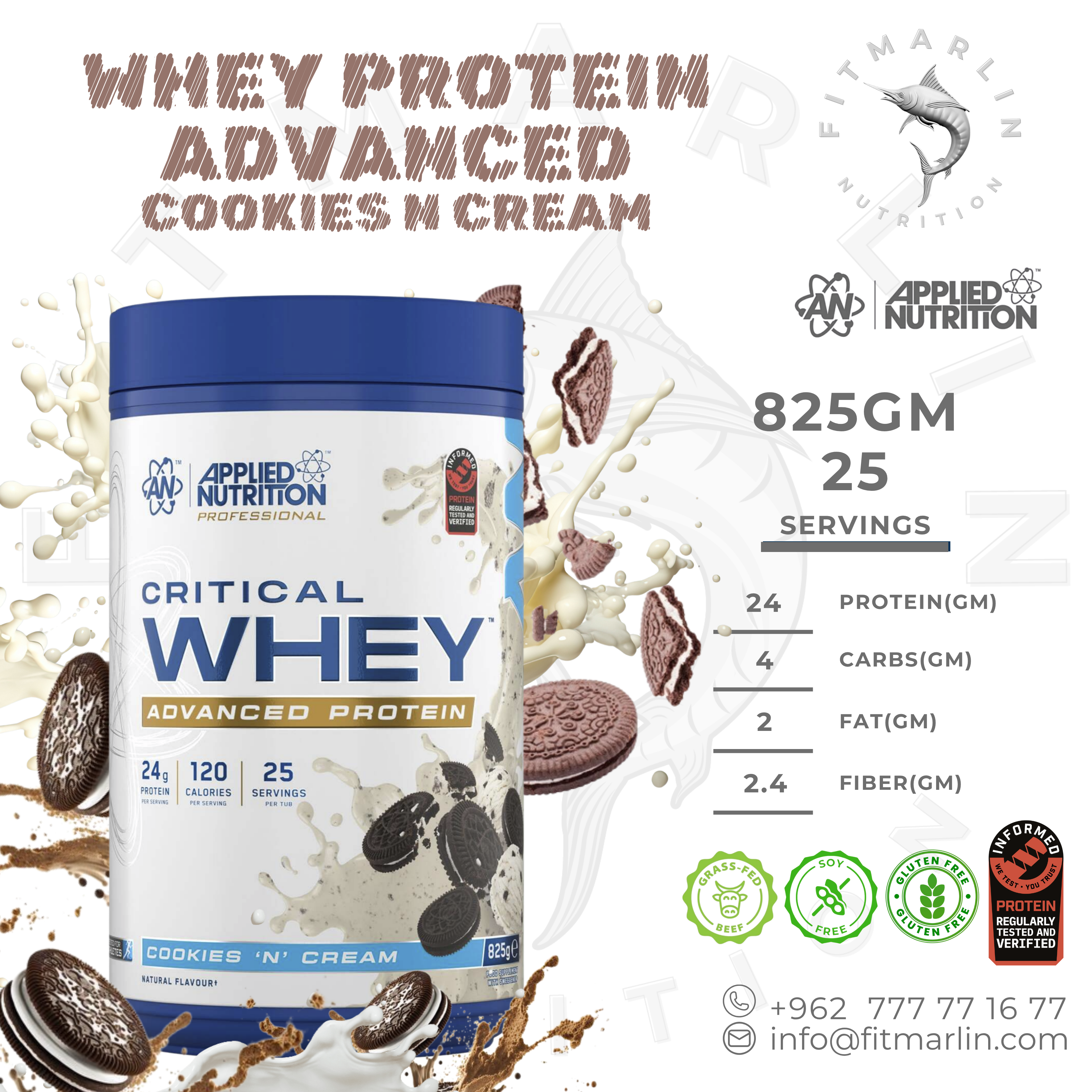 Applied Critical Whey (1.8lb,825gm)