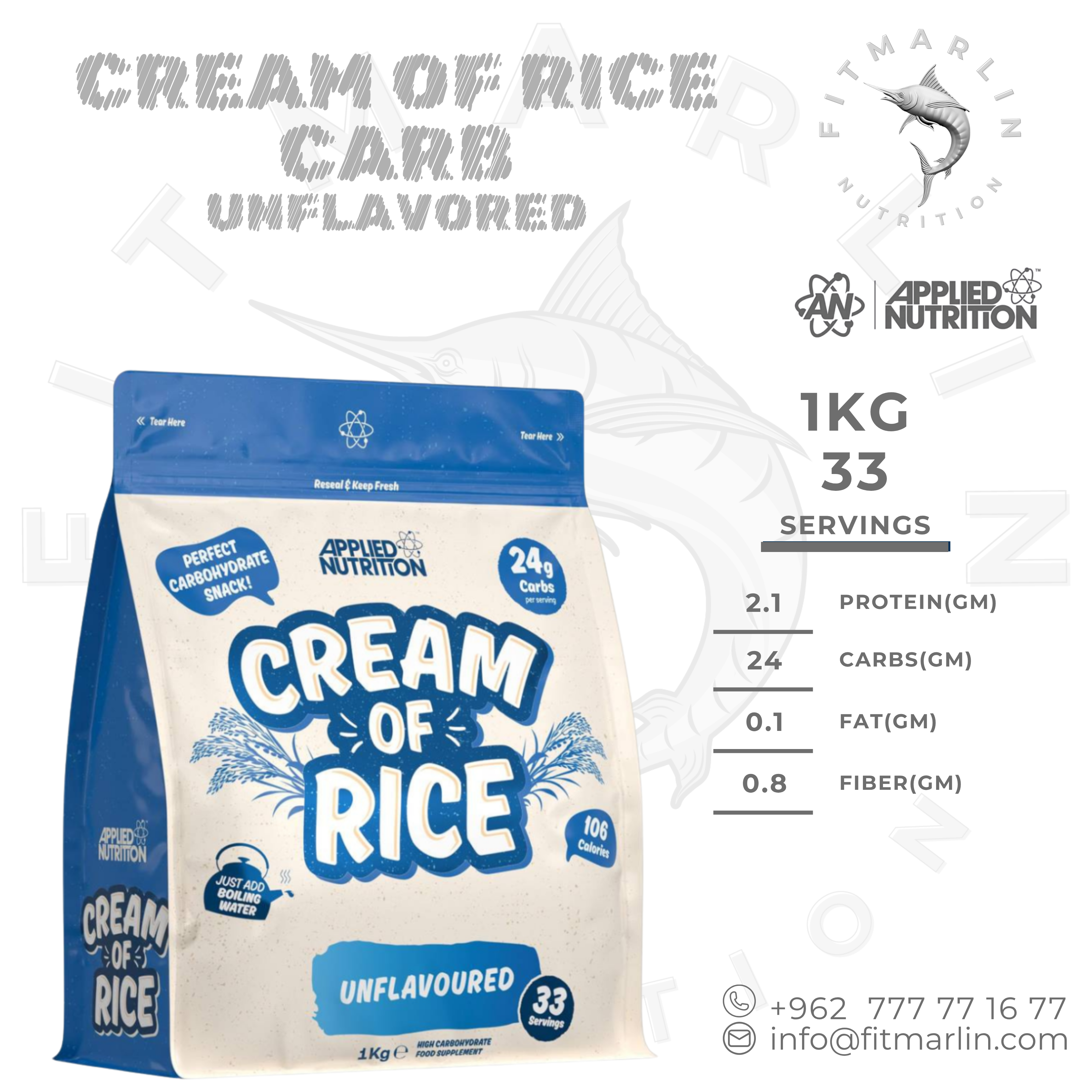 Applied Cream of Rice – 1KG
