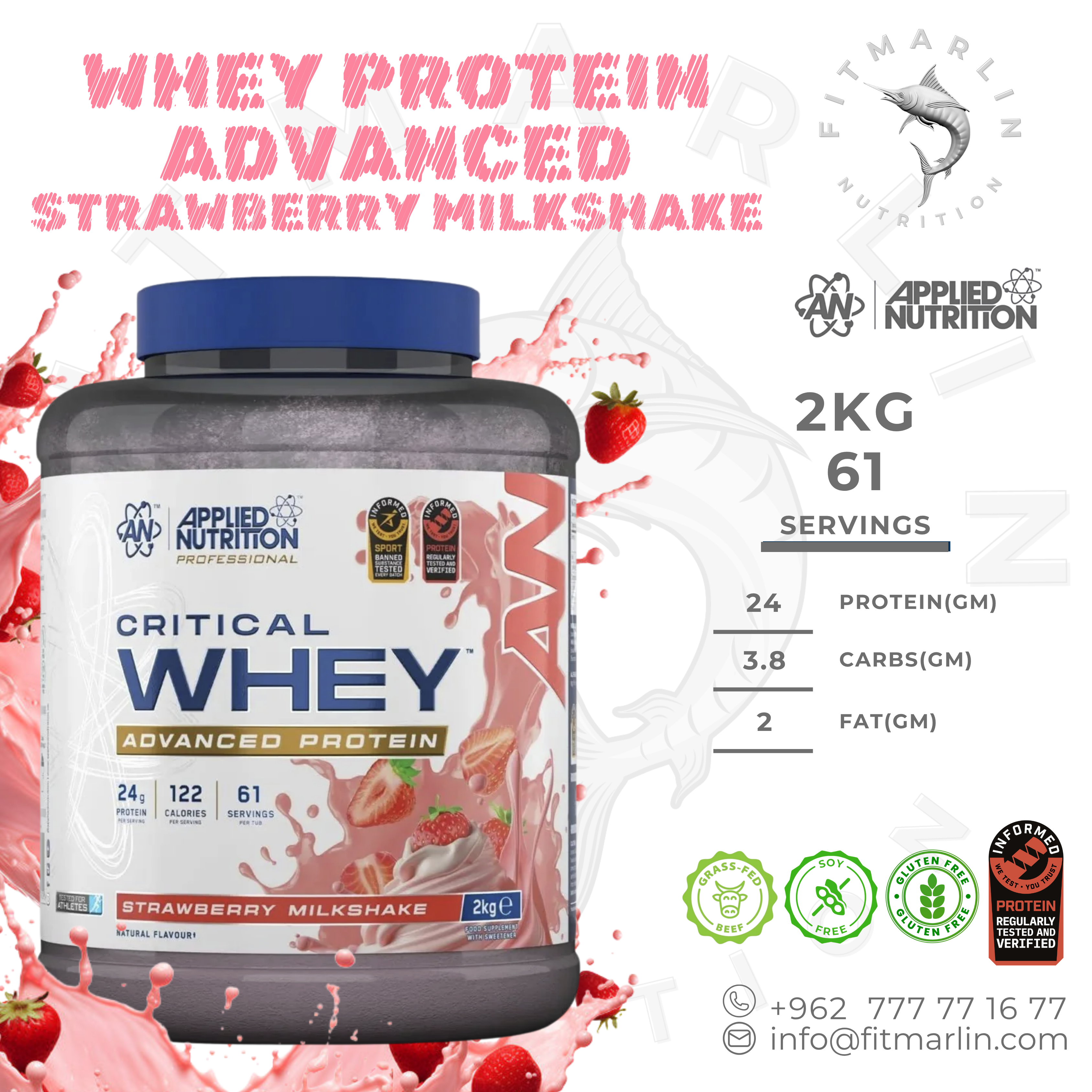 Applied Critical Whey (1.8lb,825gm)