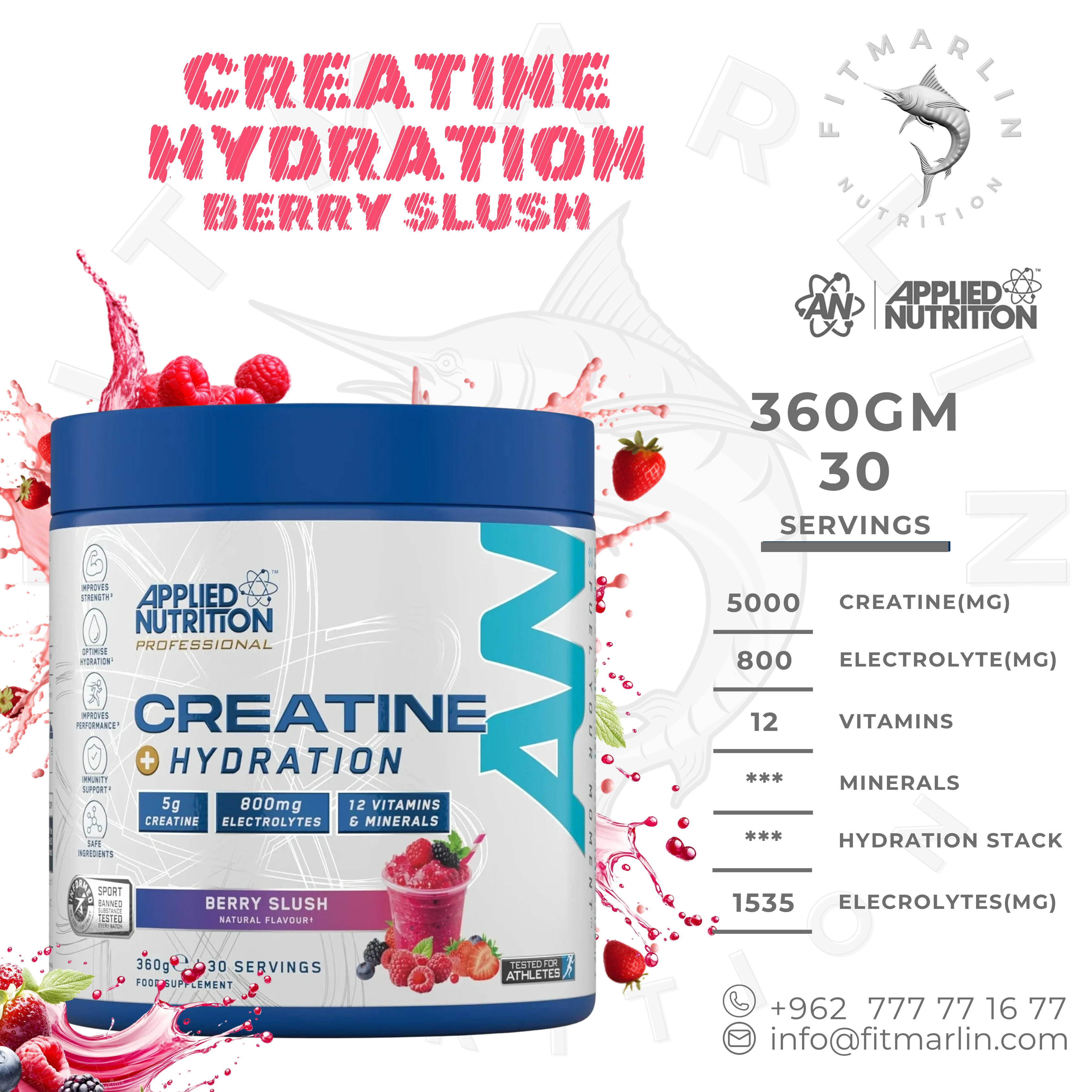 Applied Creatine + Hydration