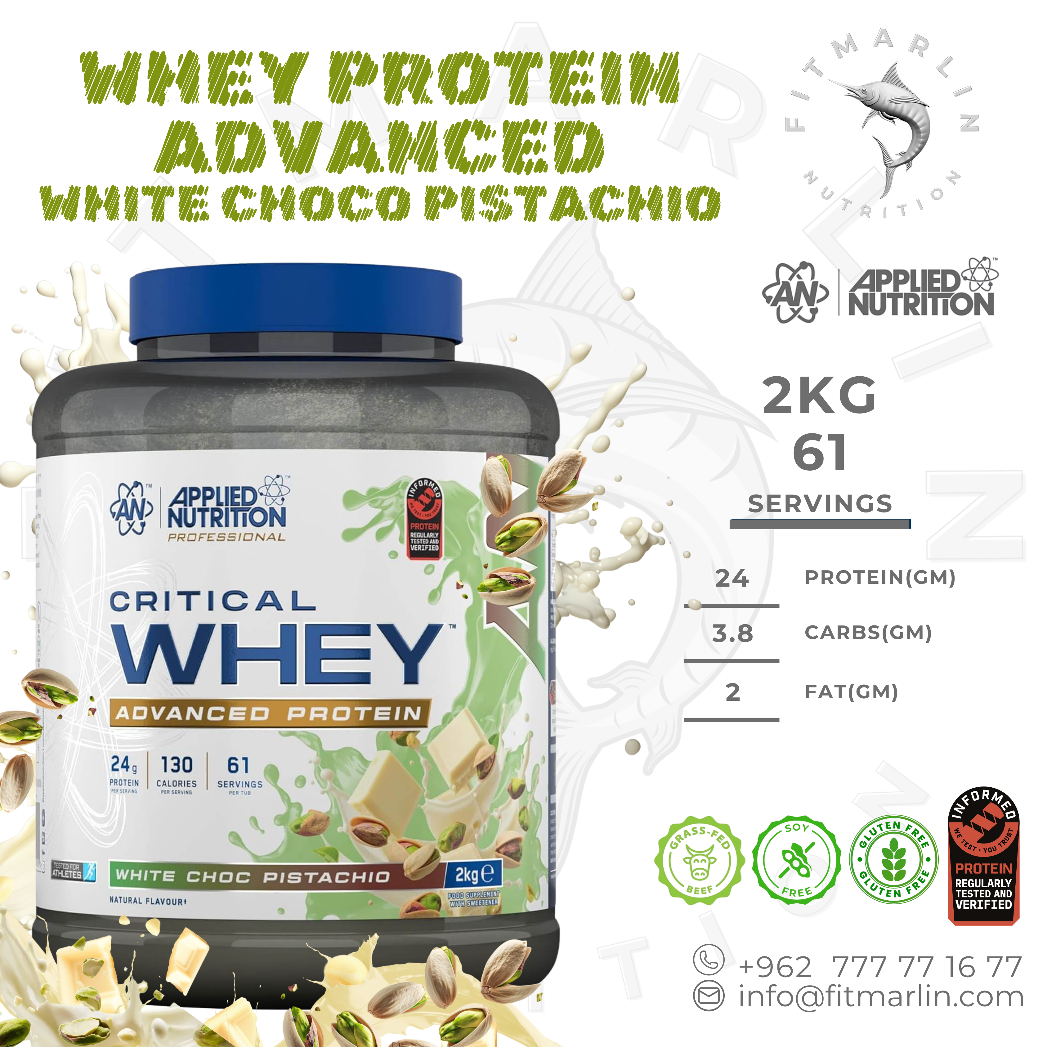 Applied Critical Whey (1.8lb,825gm)