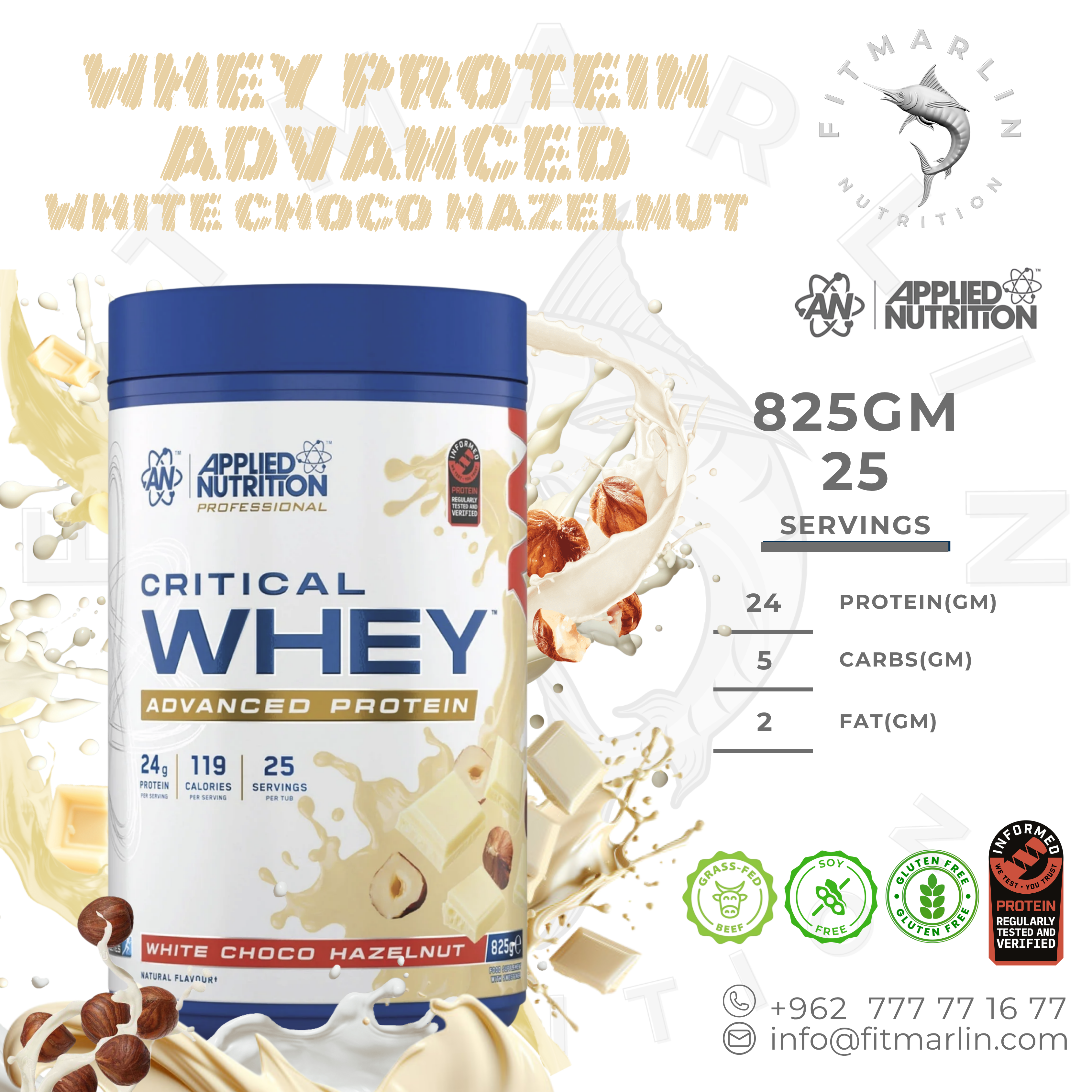 Applied Critical Whey (1.8lb,825gm)