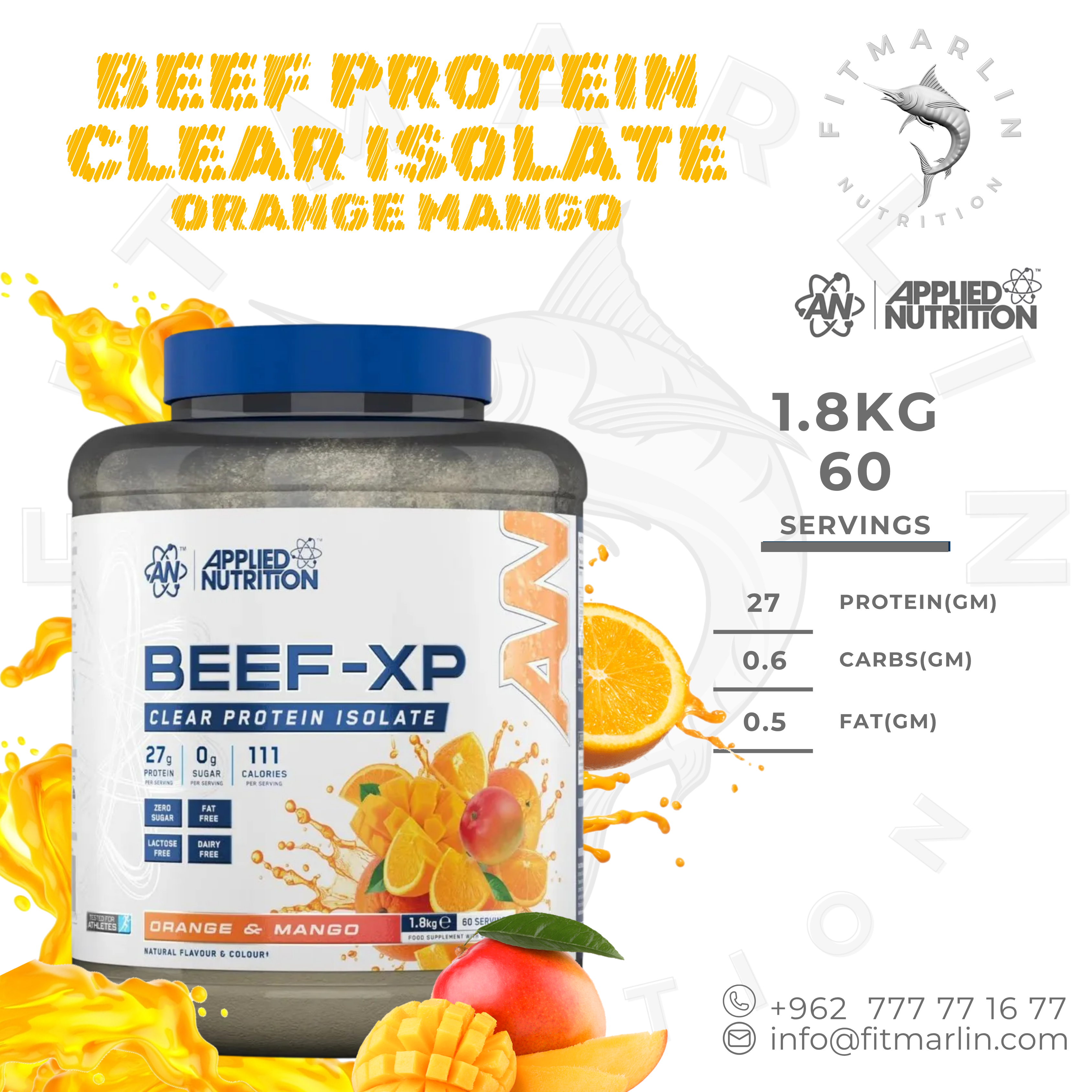 Applied Beef-XP Clear Protein Isolate 1.8KG