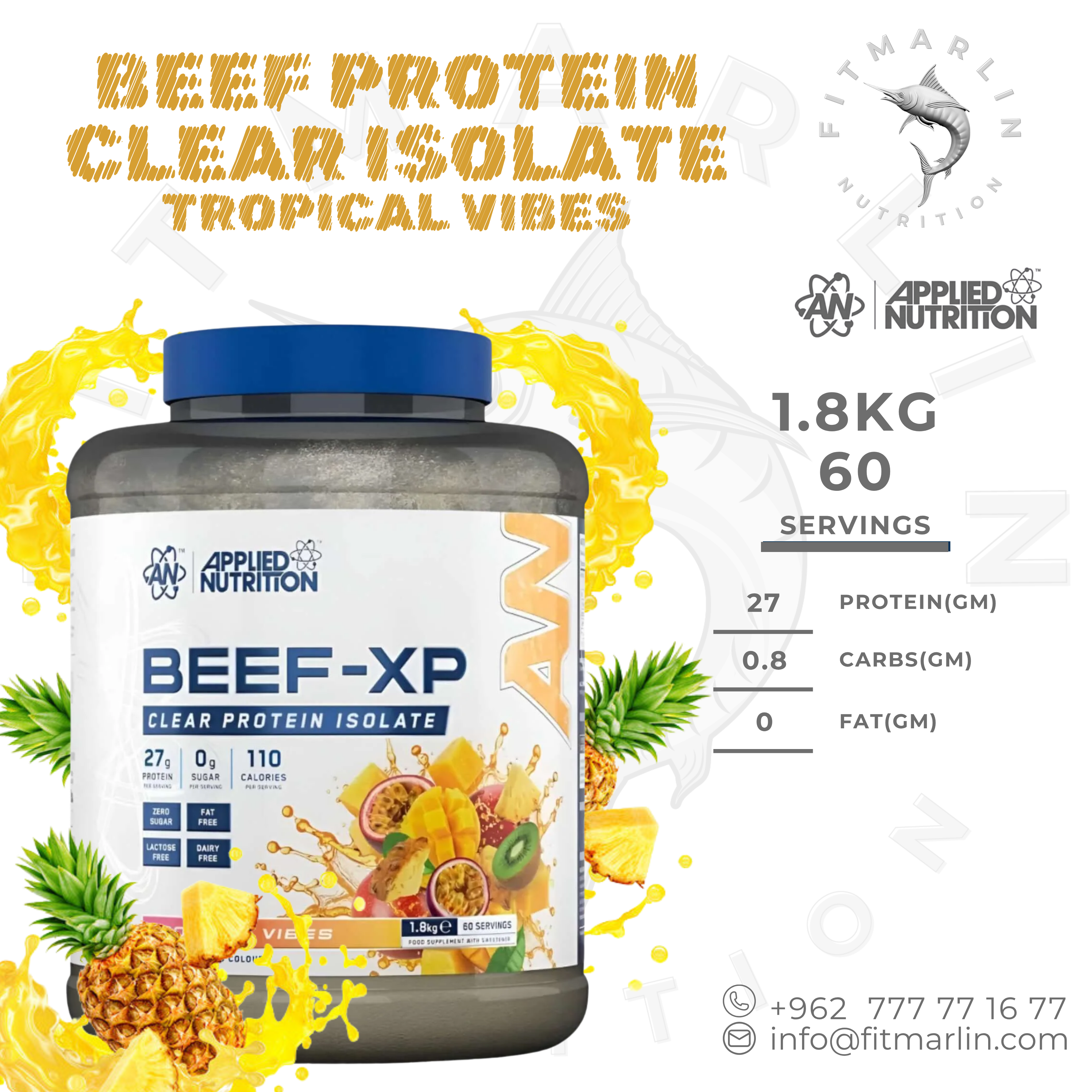 Applied Beef-XP Clear Protein Isolate 1.8KG