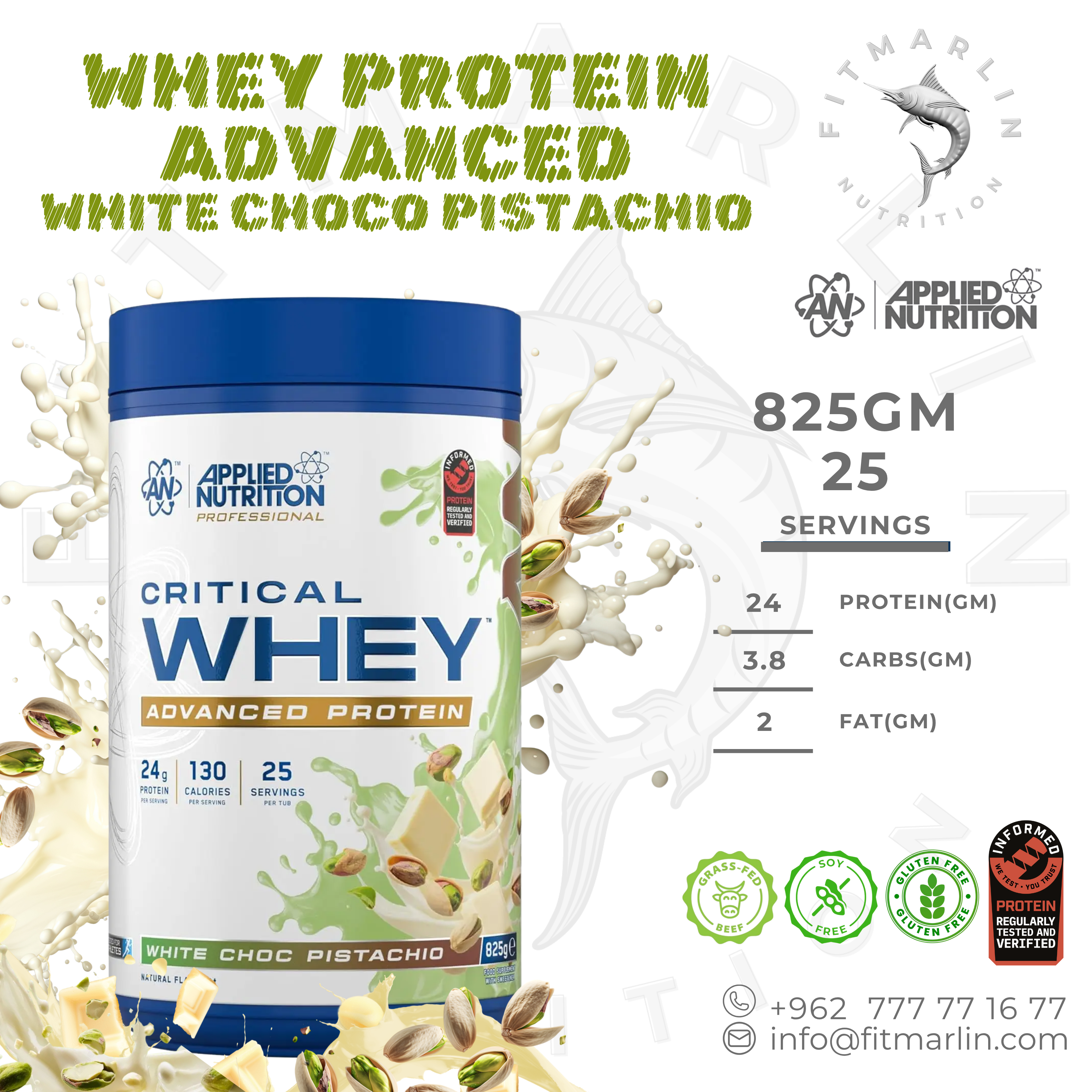 Applied Critical Whey (1.8lb,825gm)