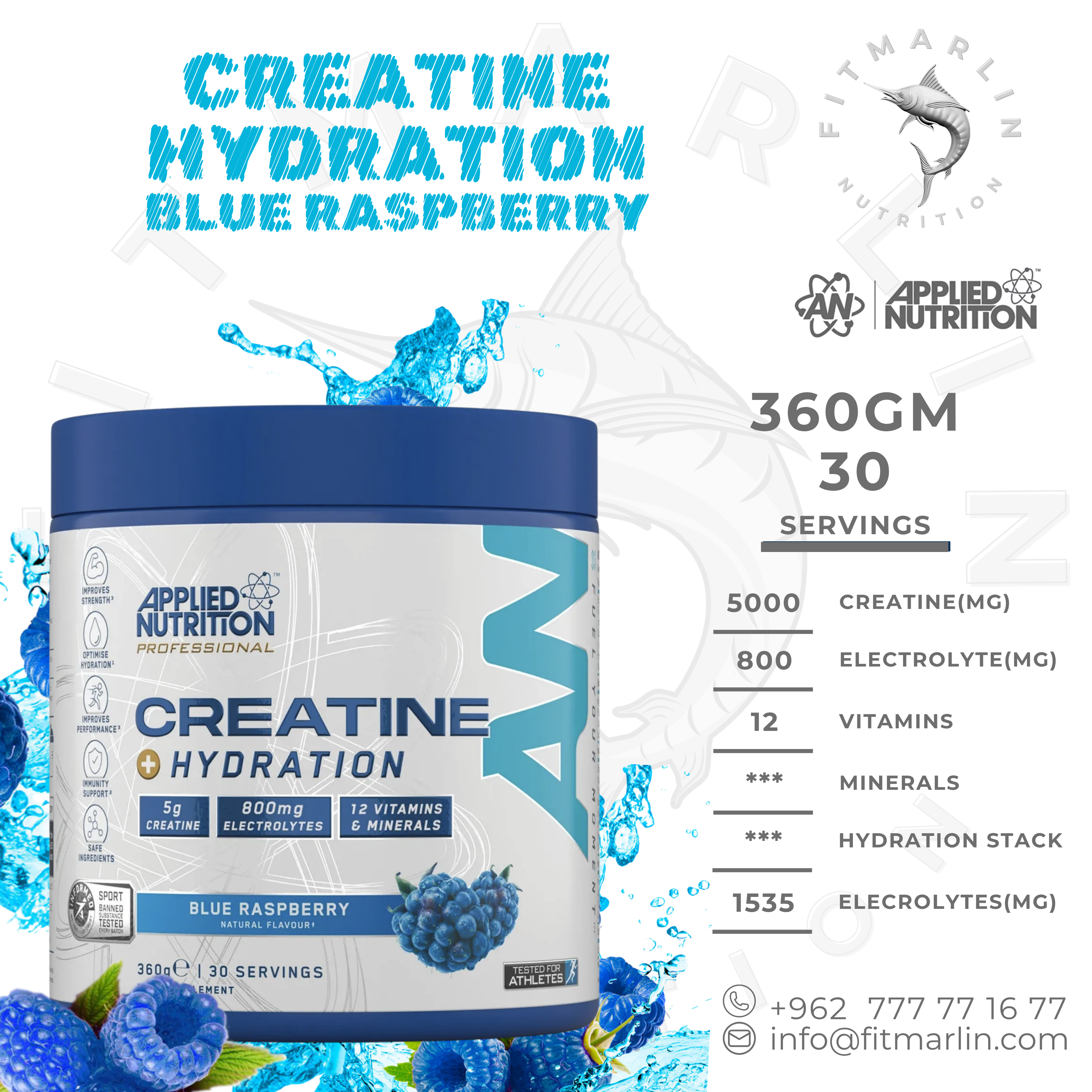 Applied Creatine + Hydration