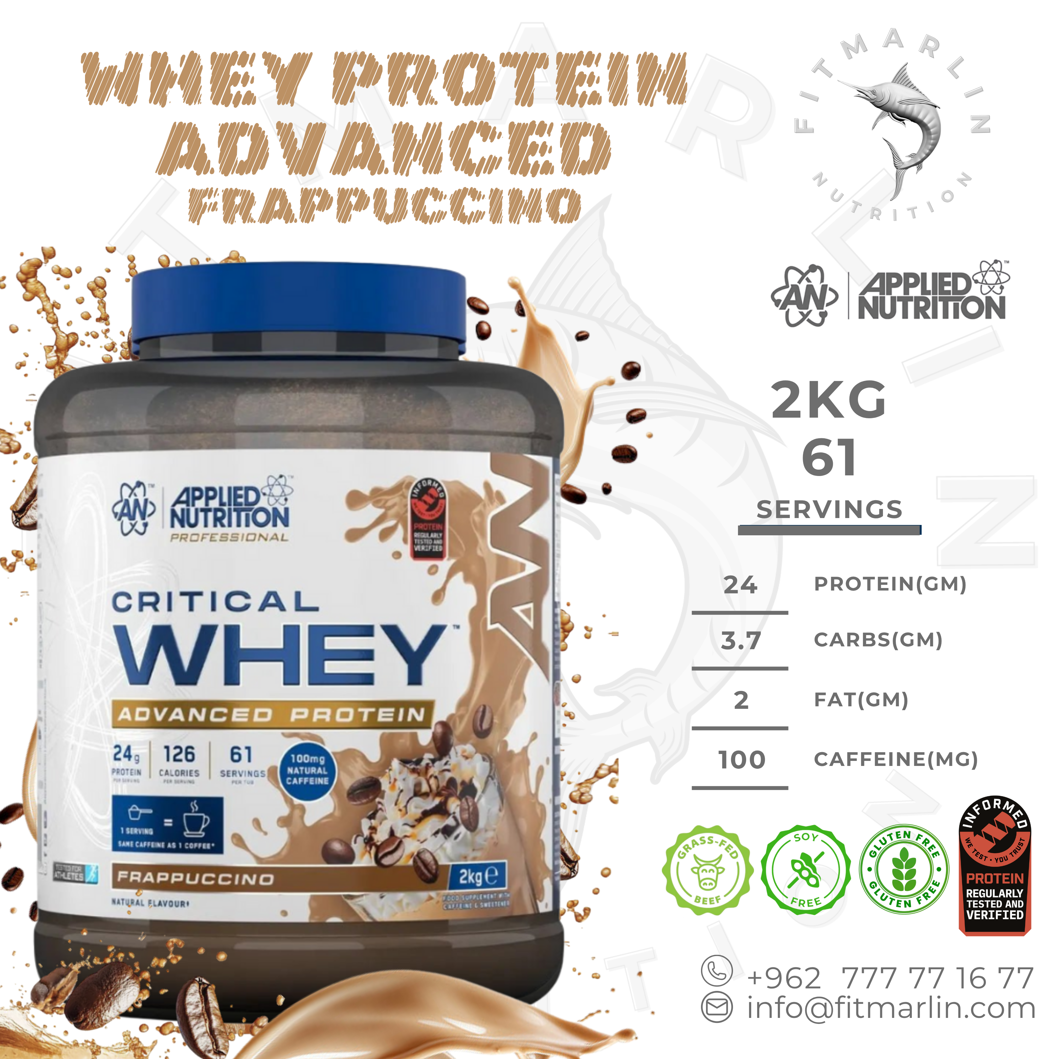 Applied Critical Whey (1.8lb,825gm)