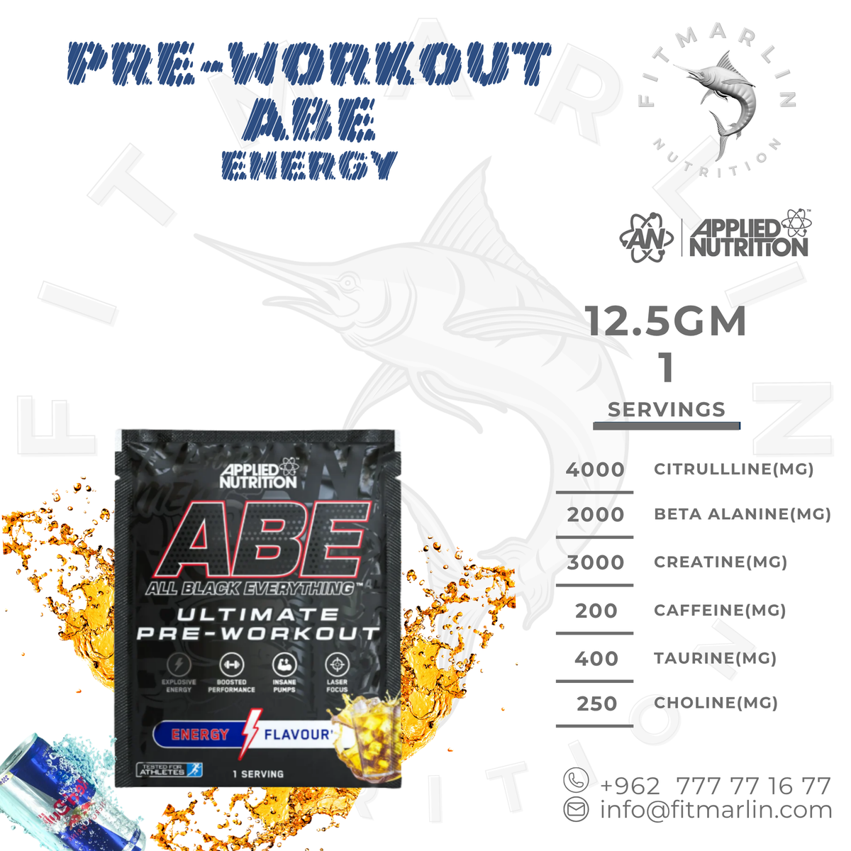 Applied Nutrition ABE Pre-Workout Sachet 12.5g
