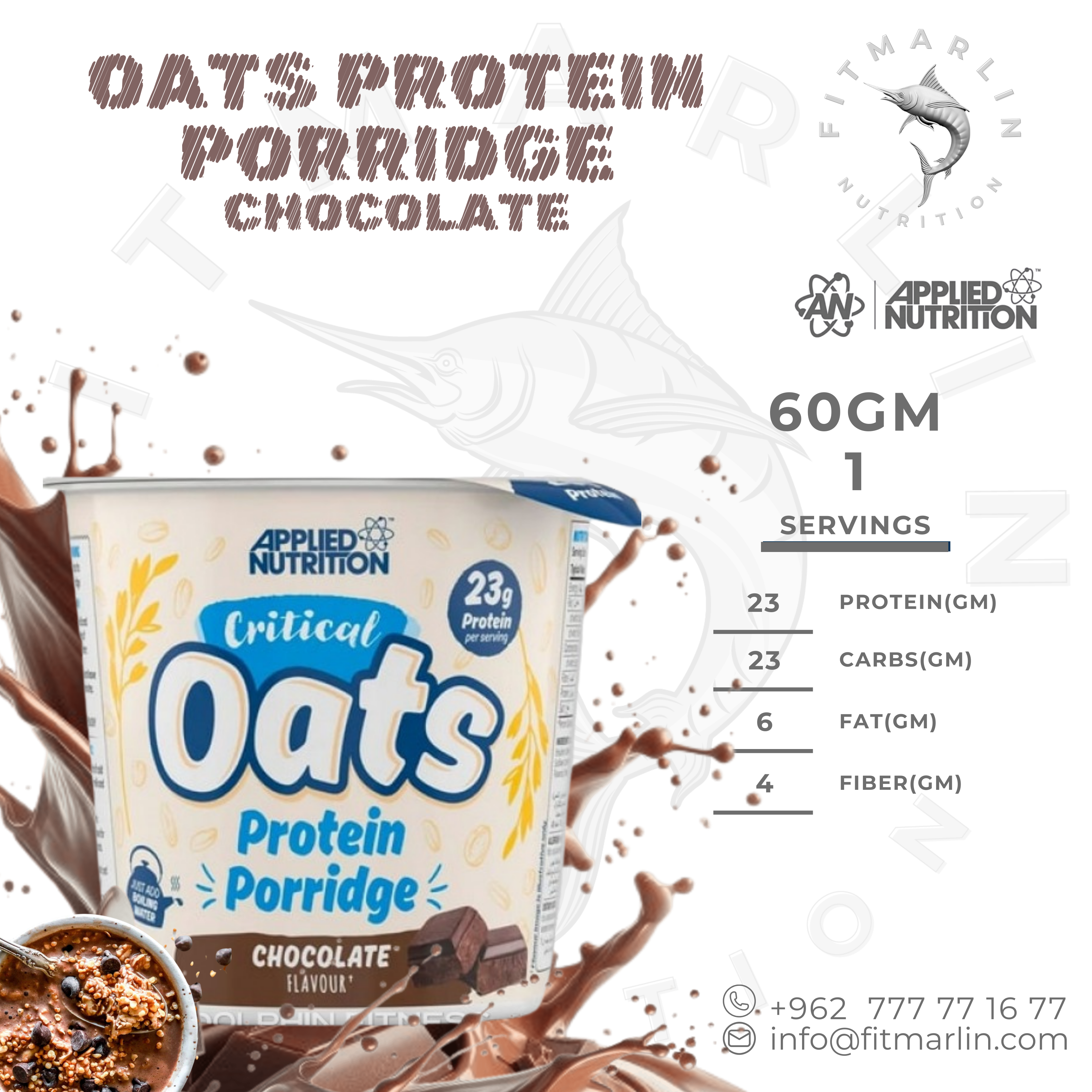 Applied Critical Oats Protein Porridge – High Protein Breakfast