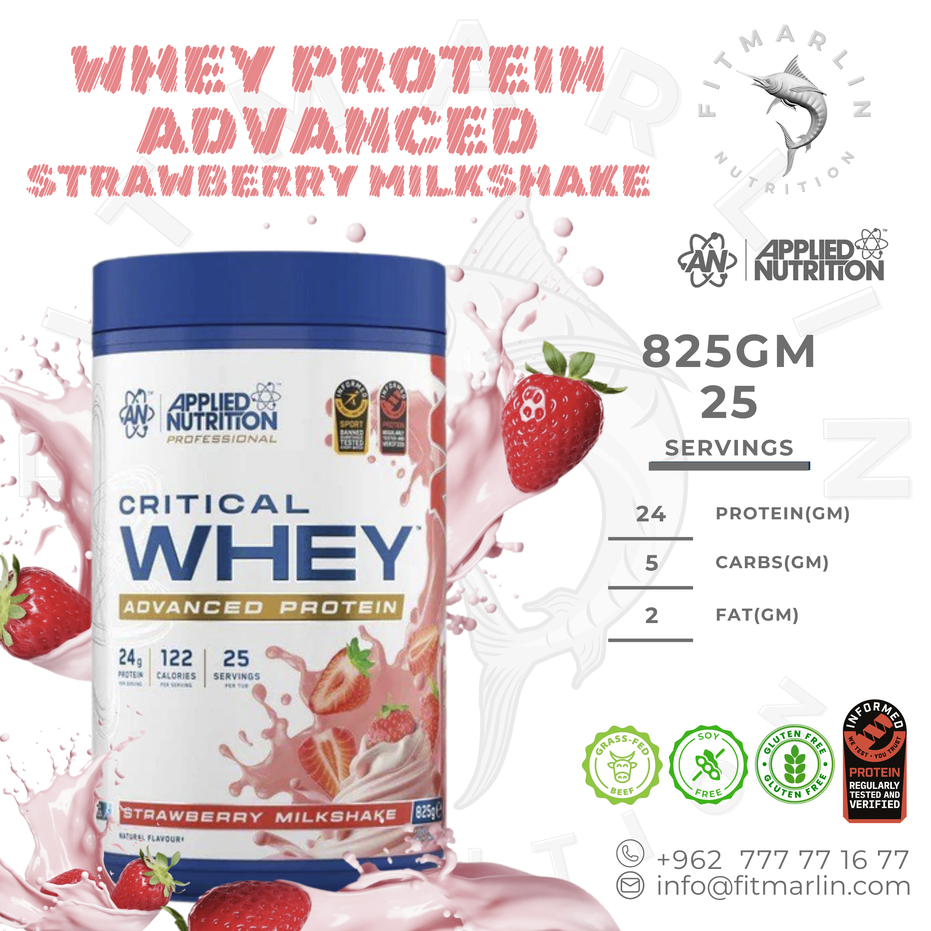 Applied Critical Whey (1.8lb,825gm)