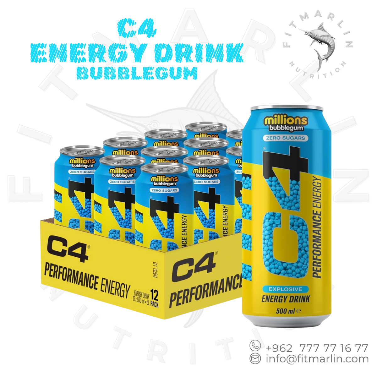 C4 Performance Energy Drink – Zero Sugar