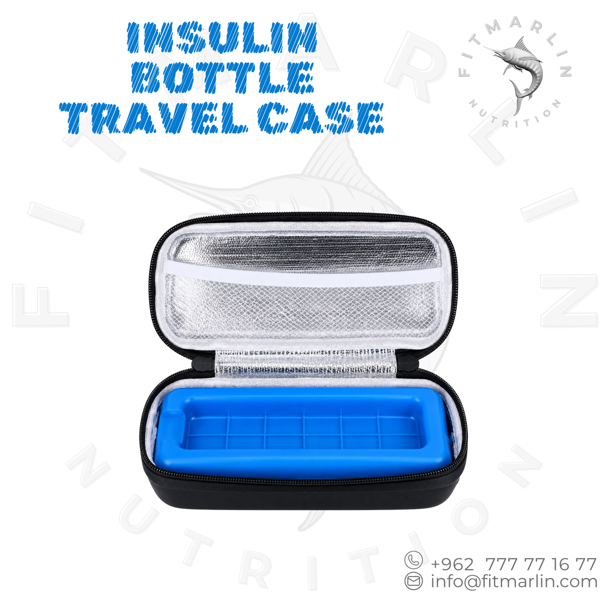 Insulated Cooling Case with Ice Pack – Portable Storage Case