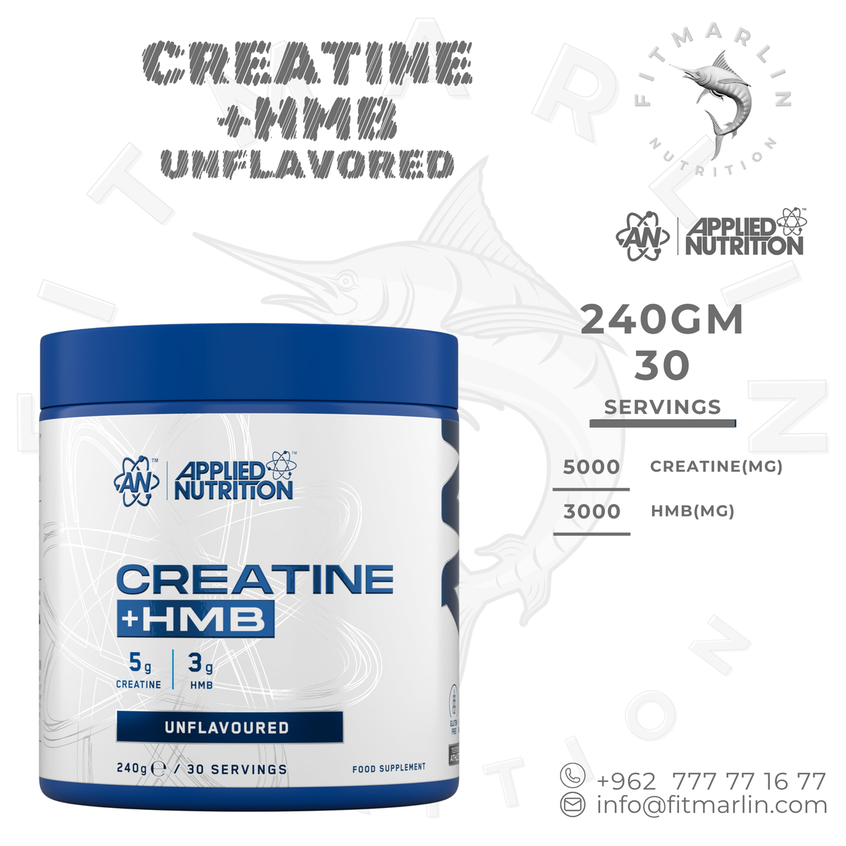 Applied Nutrition Creatine + HMB 240g