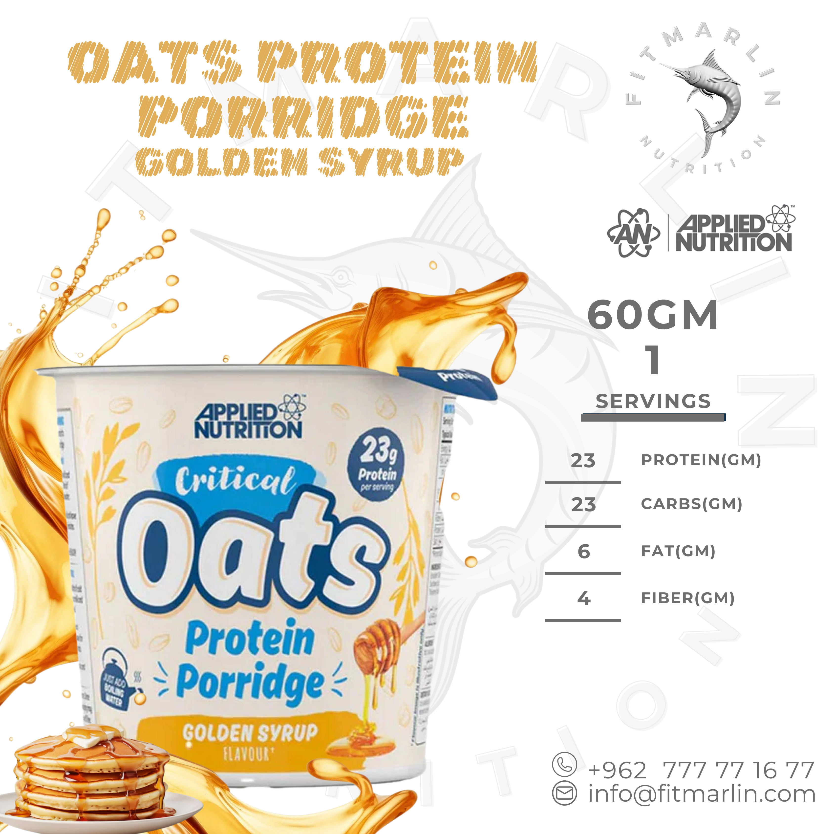 Applied Critical Oats Protein Porridge – High Protein Breakfast