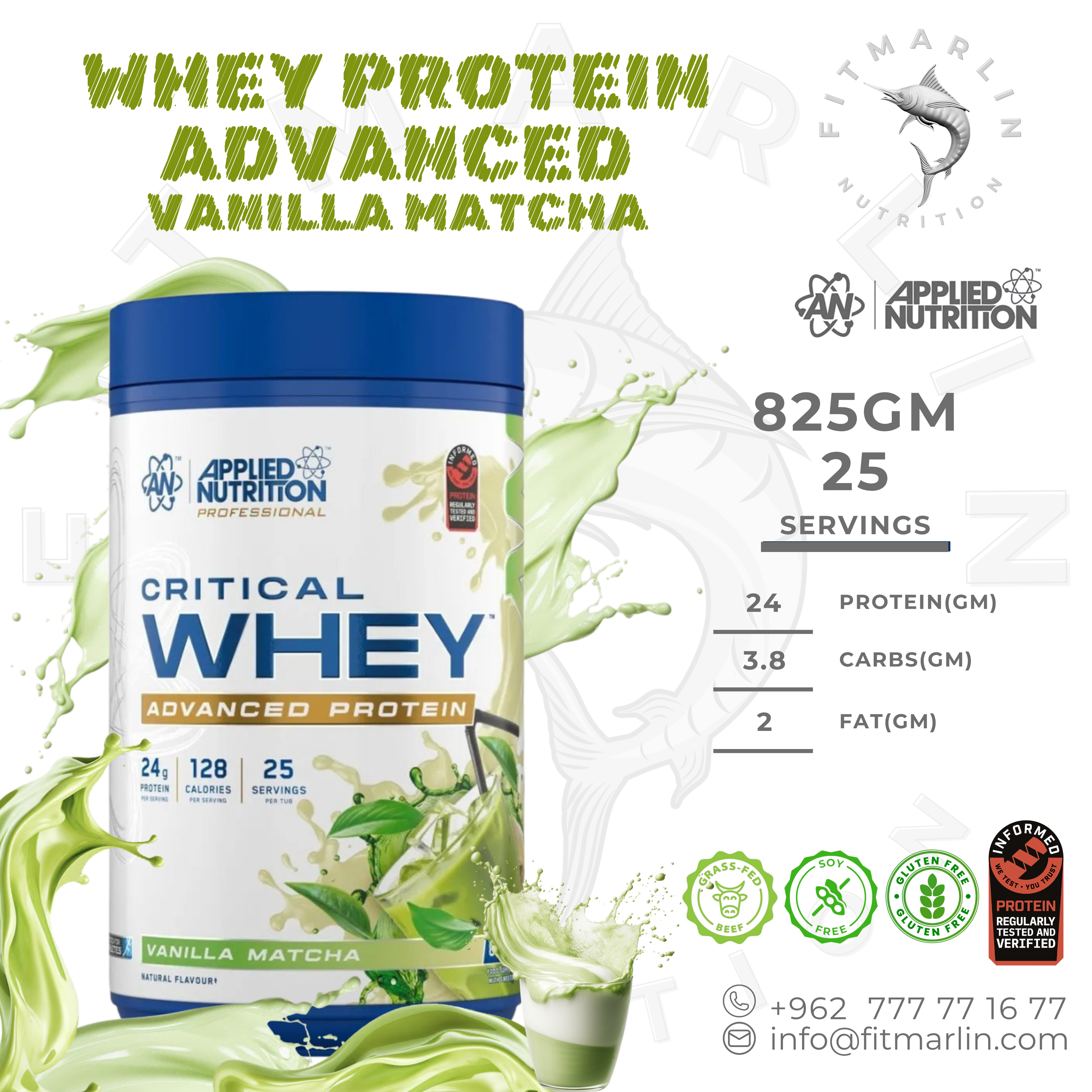 Applied Critical Whey (1.8lb,825gm)