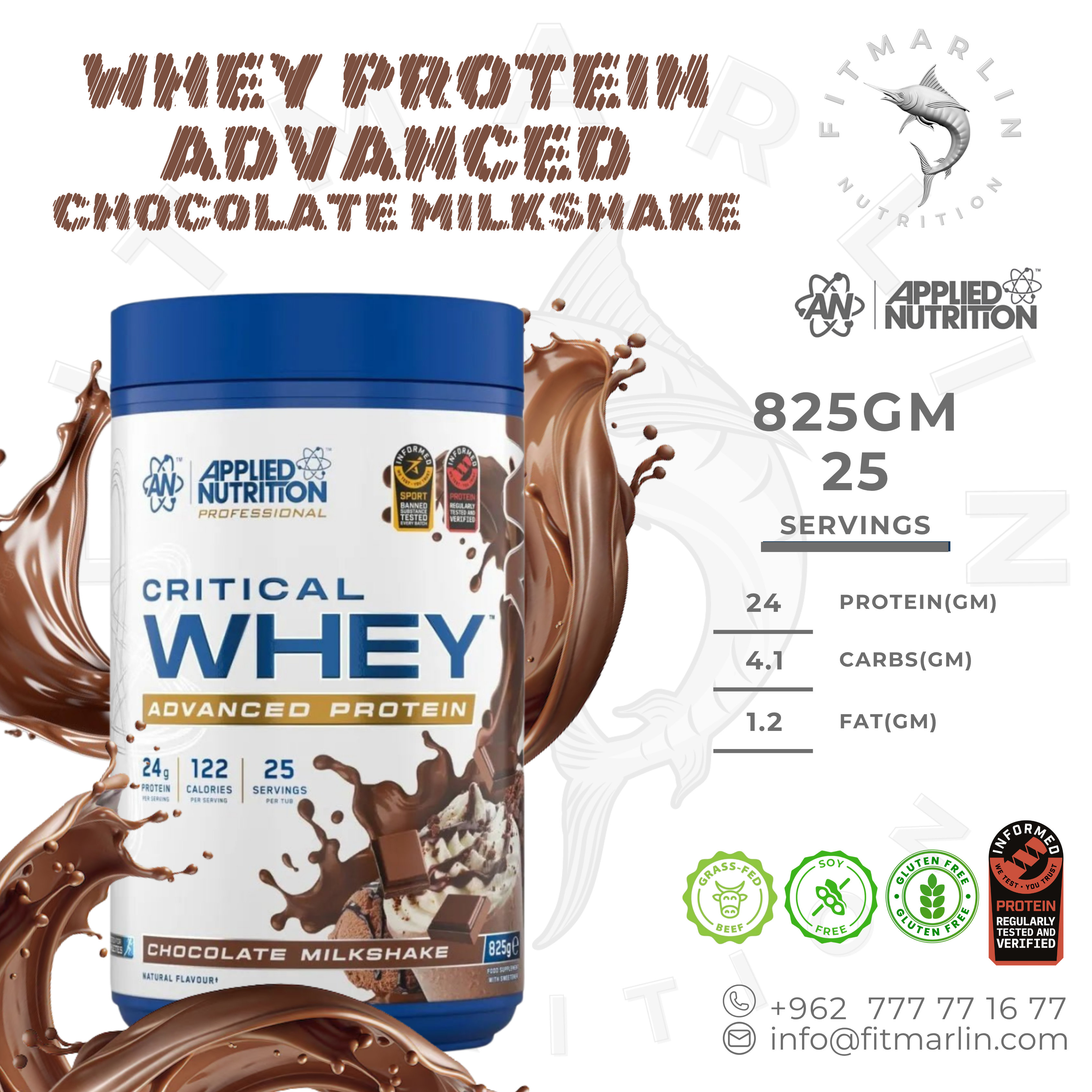 Applied Critical Whey (1.8lb,825gm)