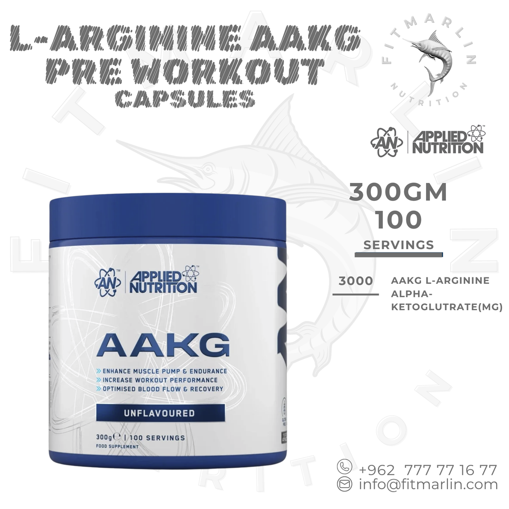 Applied Nutrition AAKG L-Arginine Alpha-Ketoglutarate – 300g